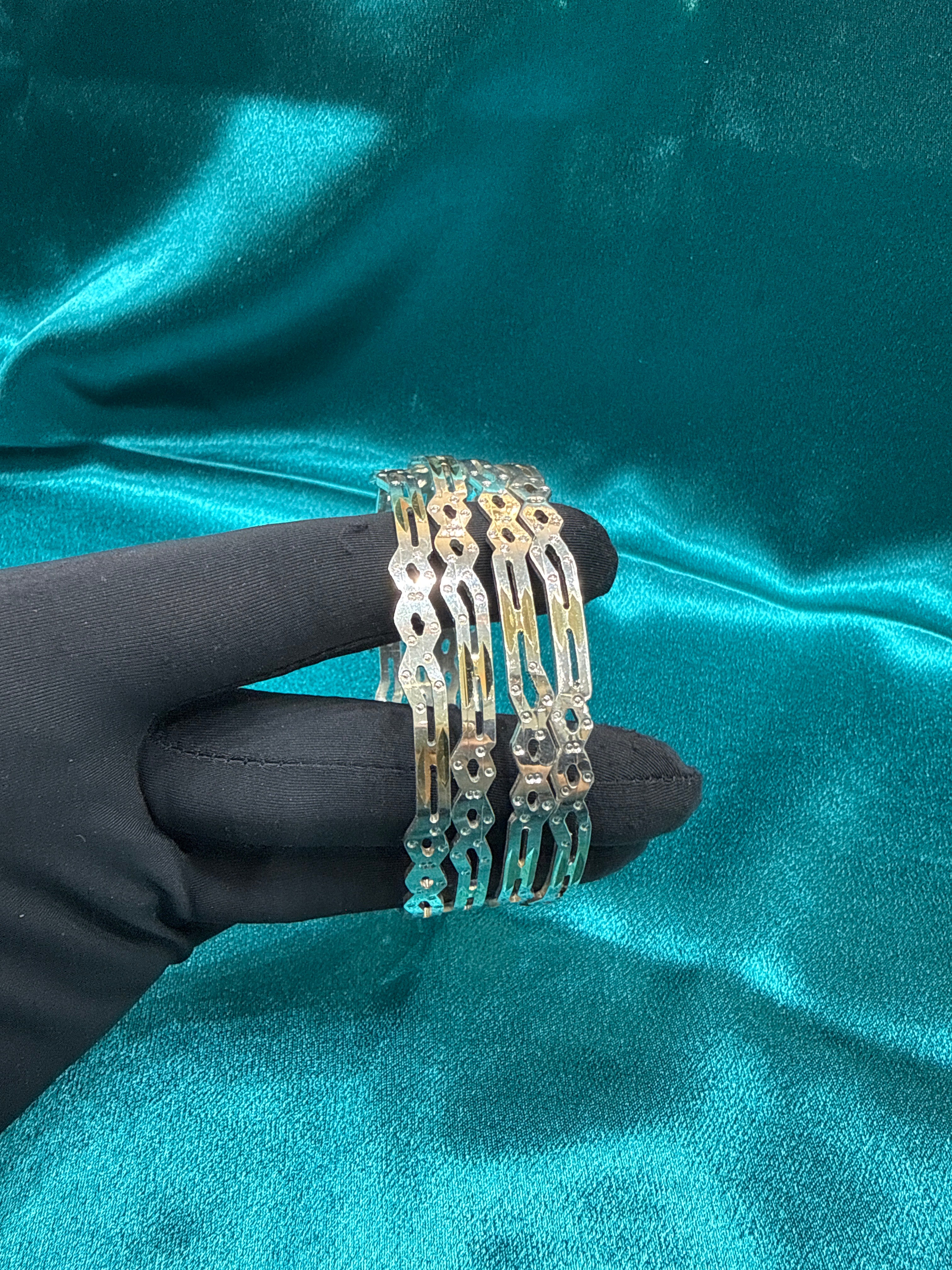 Designer Silver Bangles