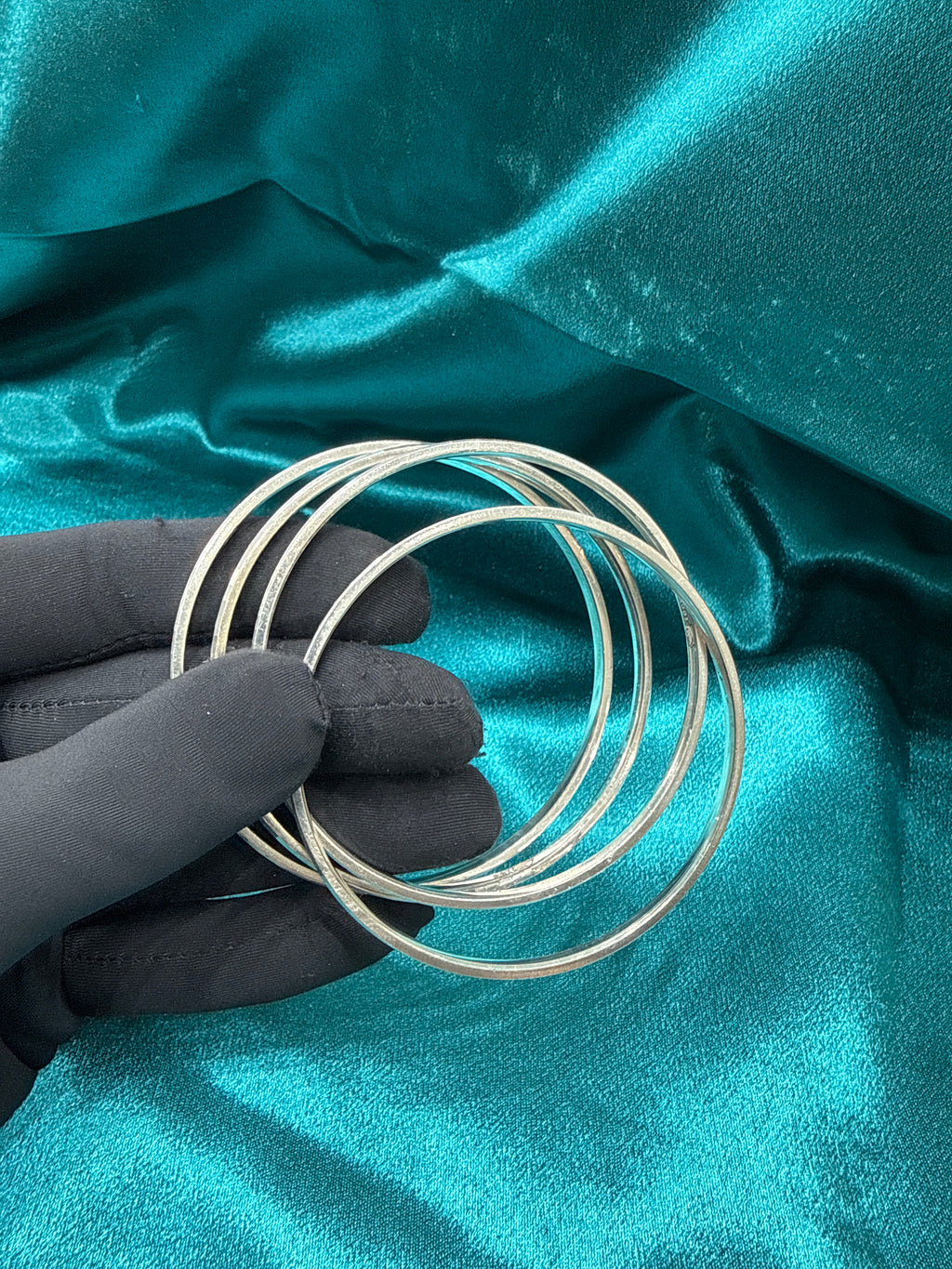 Designer Silver Bangles