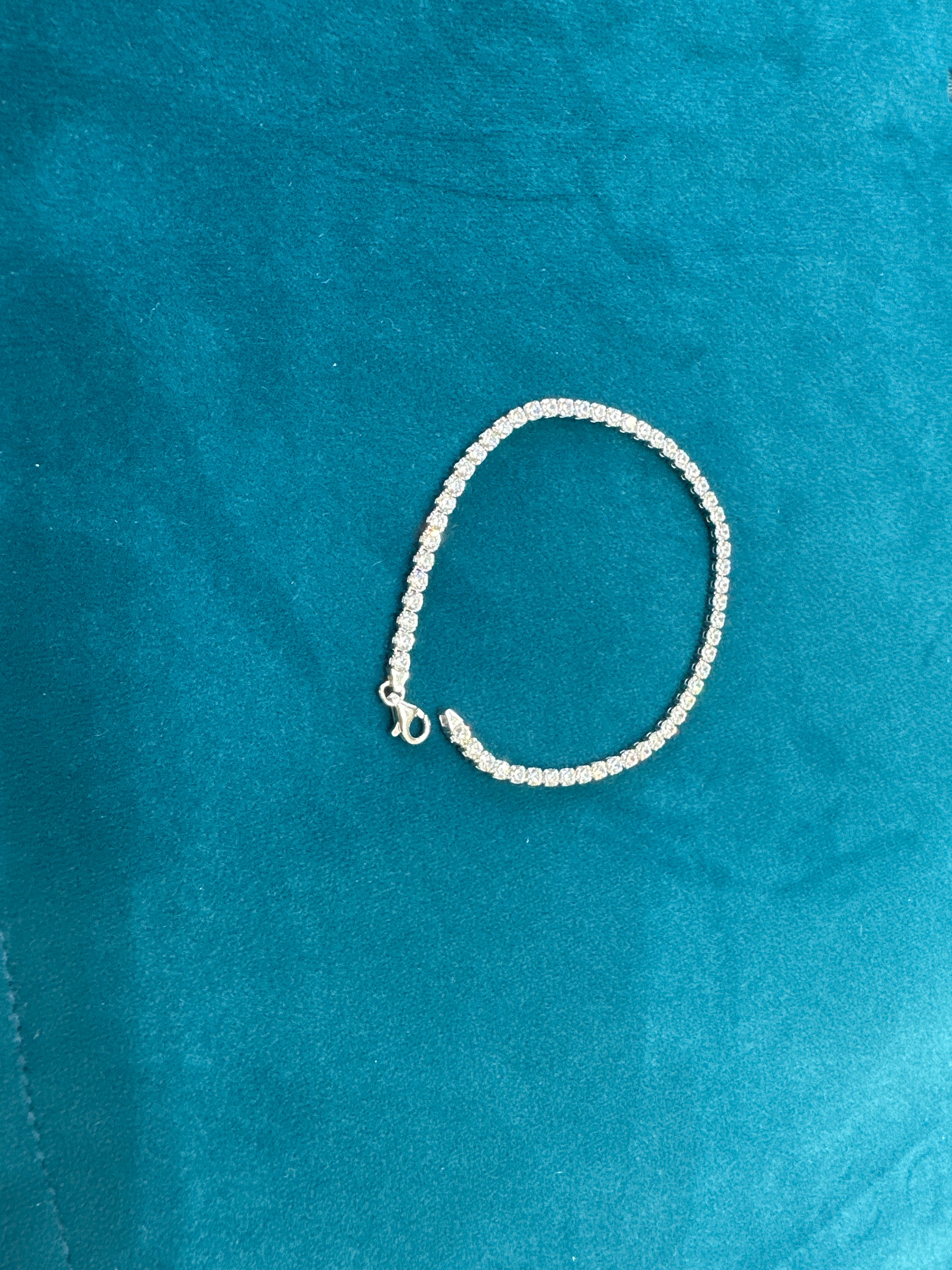 Women’s Fancy Silver 925 Tennis Bracelet