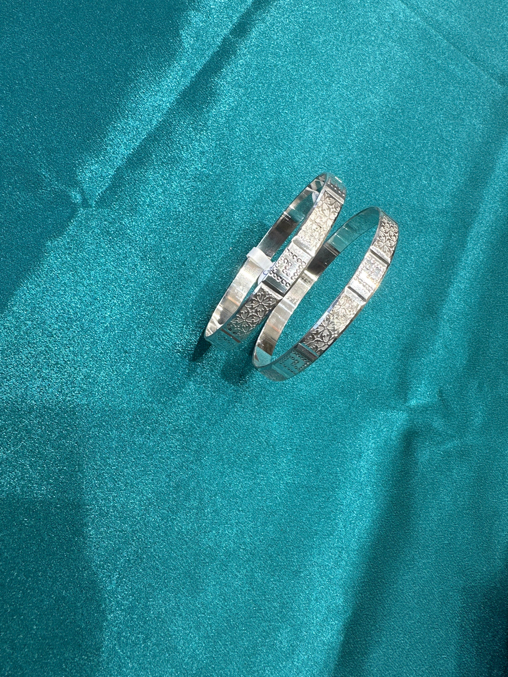 Designer Silver Bangles
