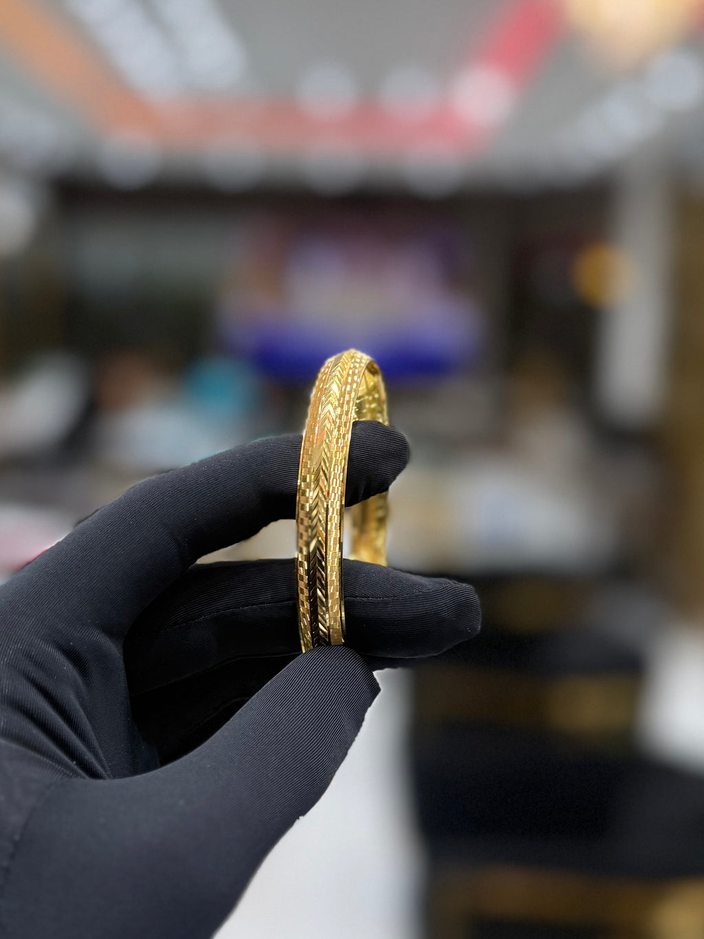 22K Gold Men’s CNC Kara