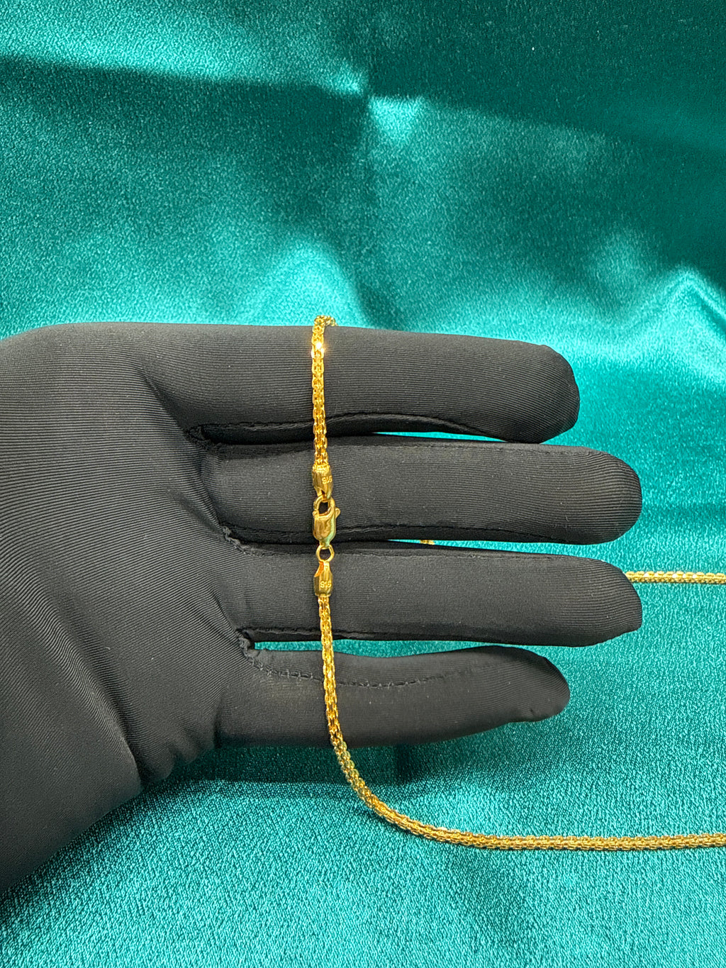 22K Gold Chain (Paperclip Design)