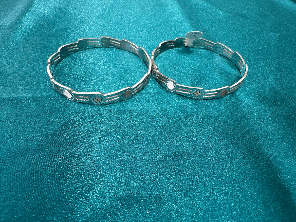 Designer Silver Bangles