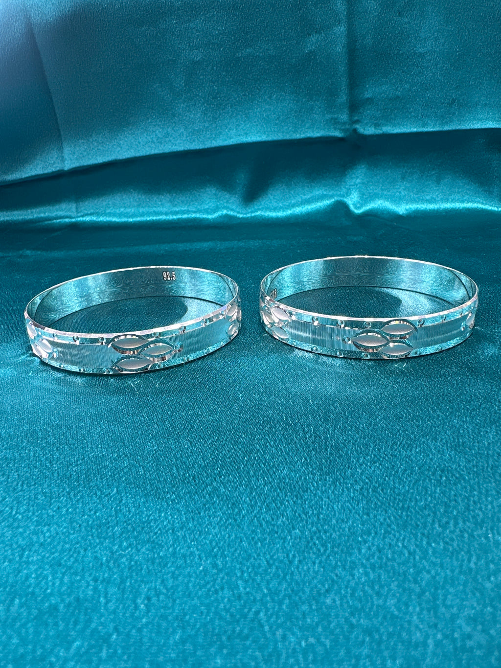 Designer Silver Bangles