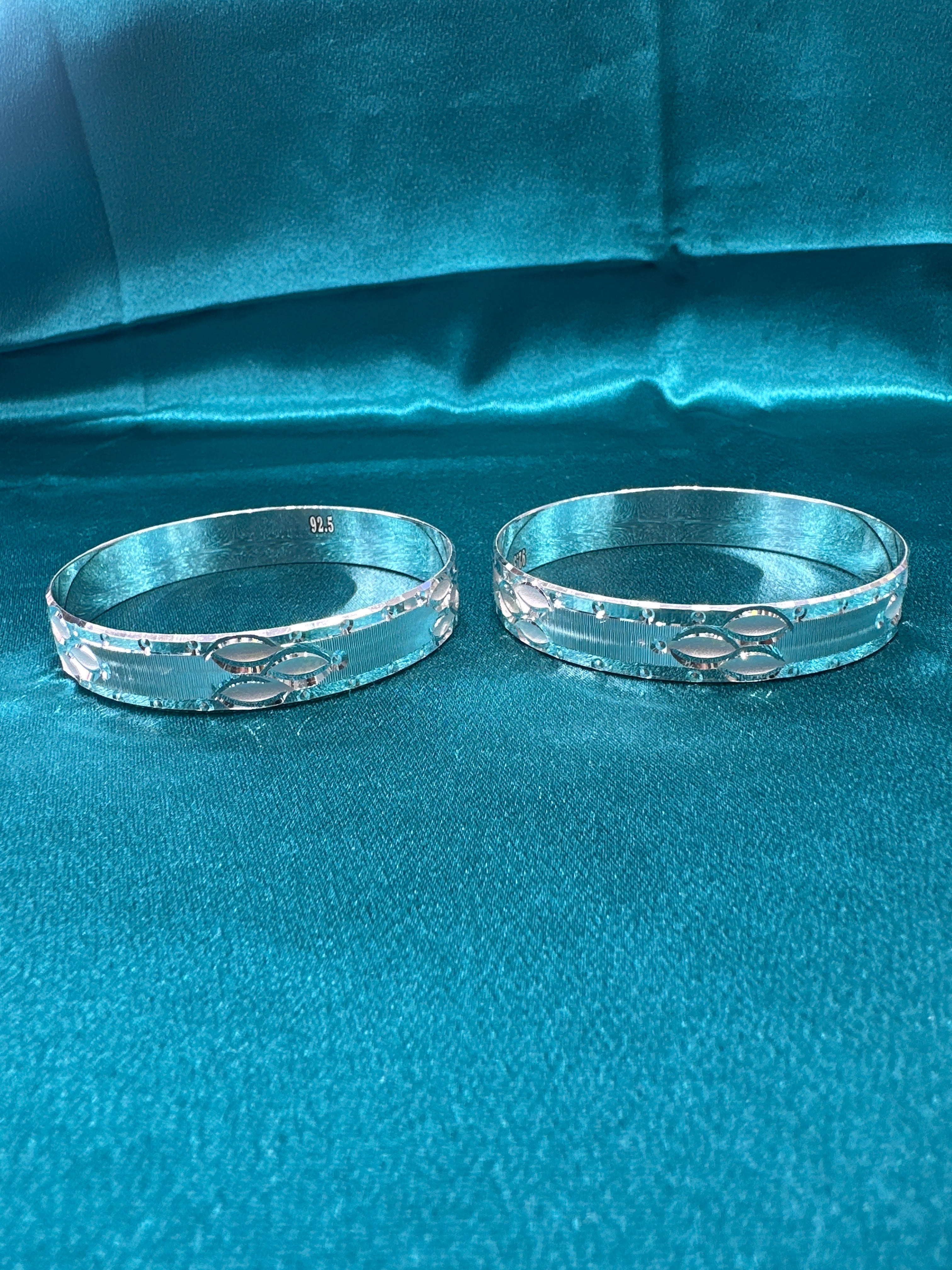 Designer Silver Bangles