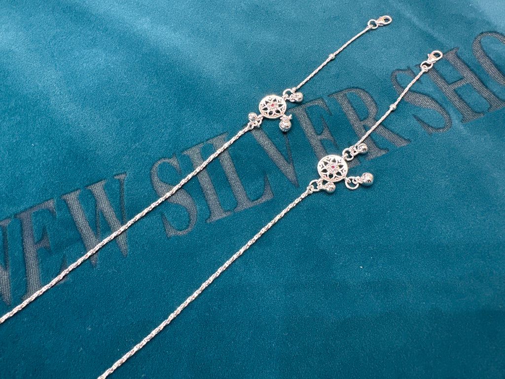 Women’s Fancy/Traditional Silver Anklet