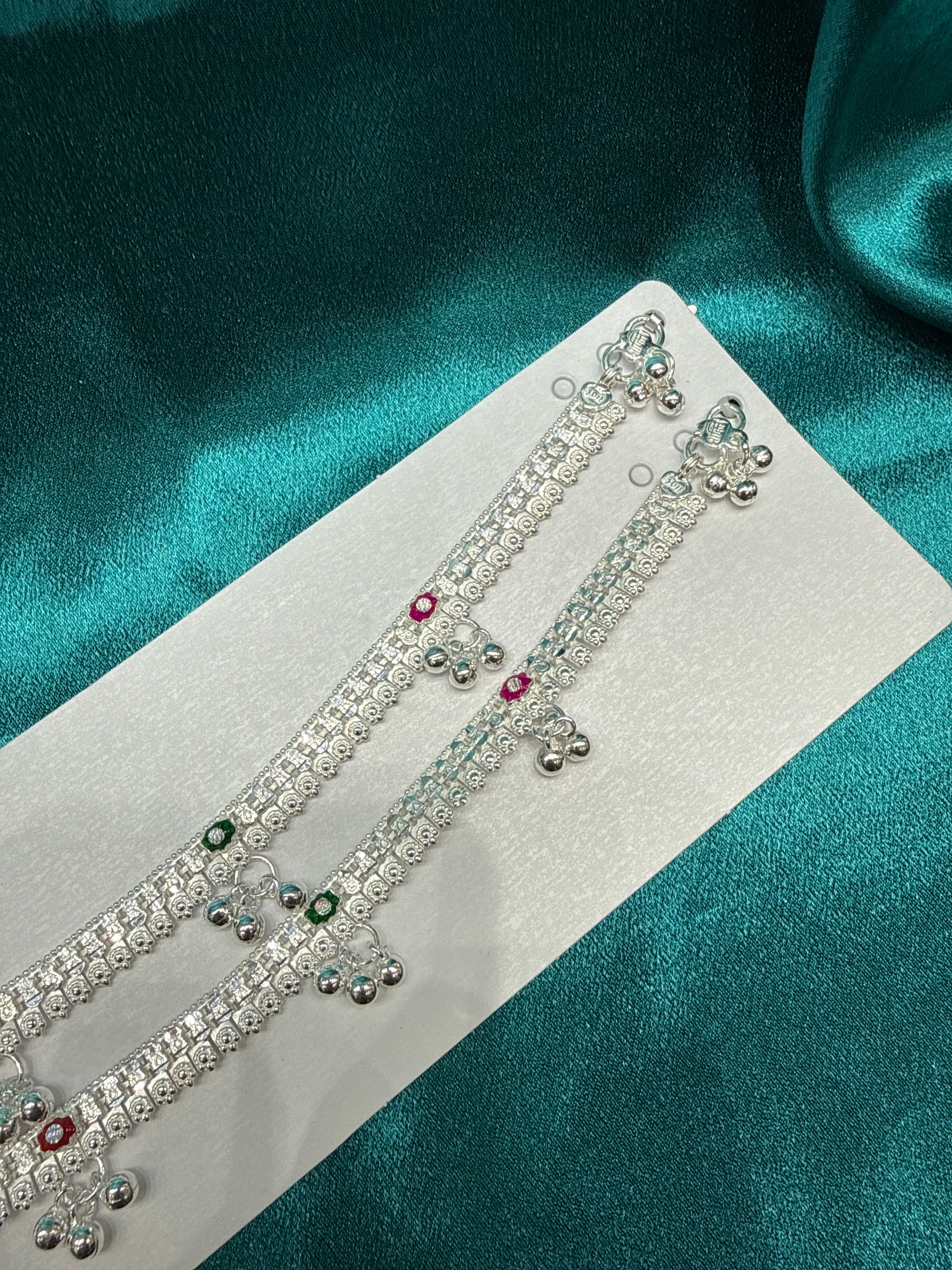 Women’s Fancy/Traditional Silver Anklet