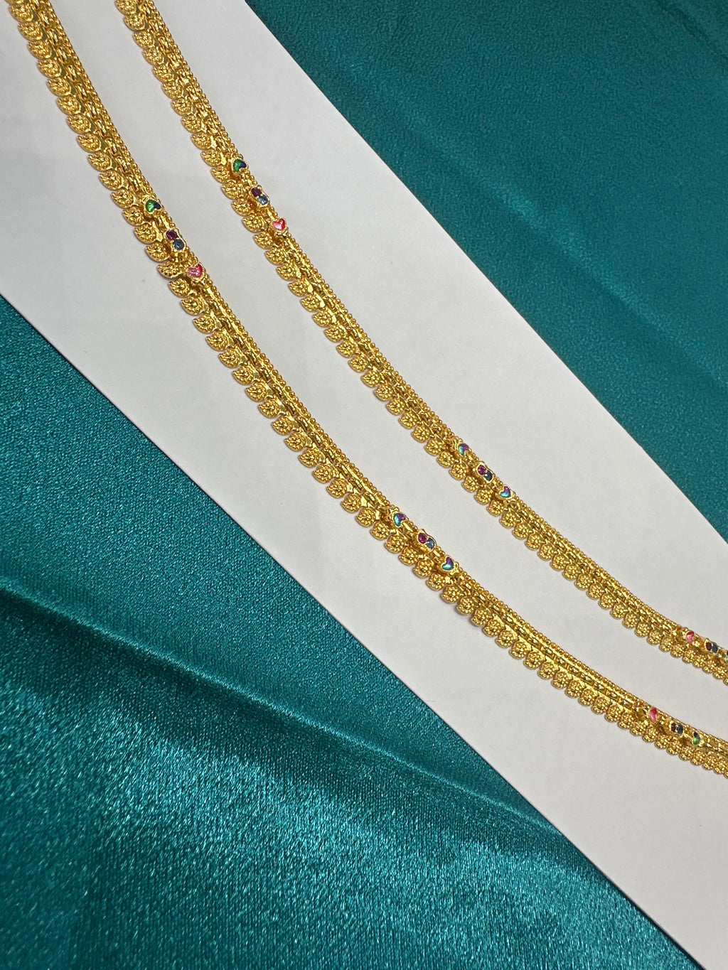 Women’s Fancy/Traditional Silver Gold plated Anklet