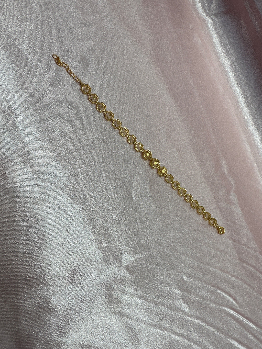 Women’s Fancy Silver Gold plated 925 Bracelet