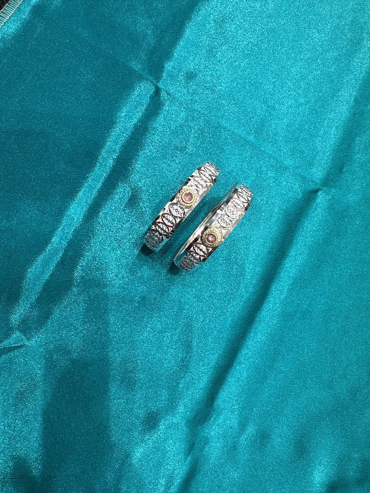 Designer Silver Bangles