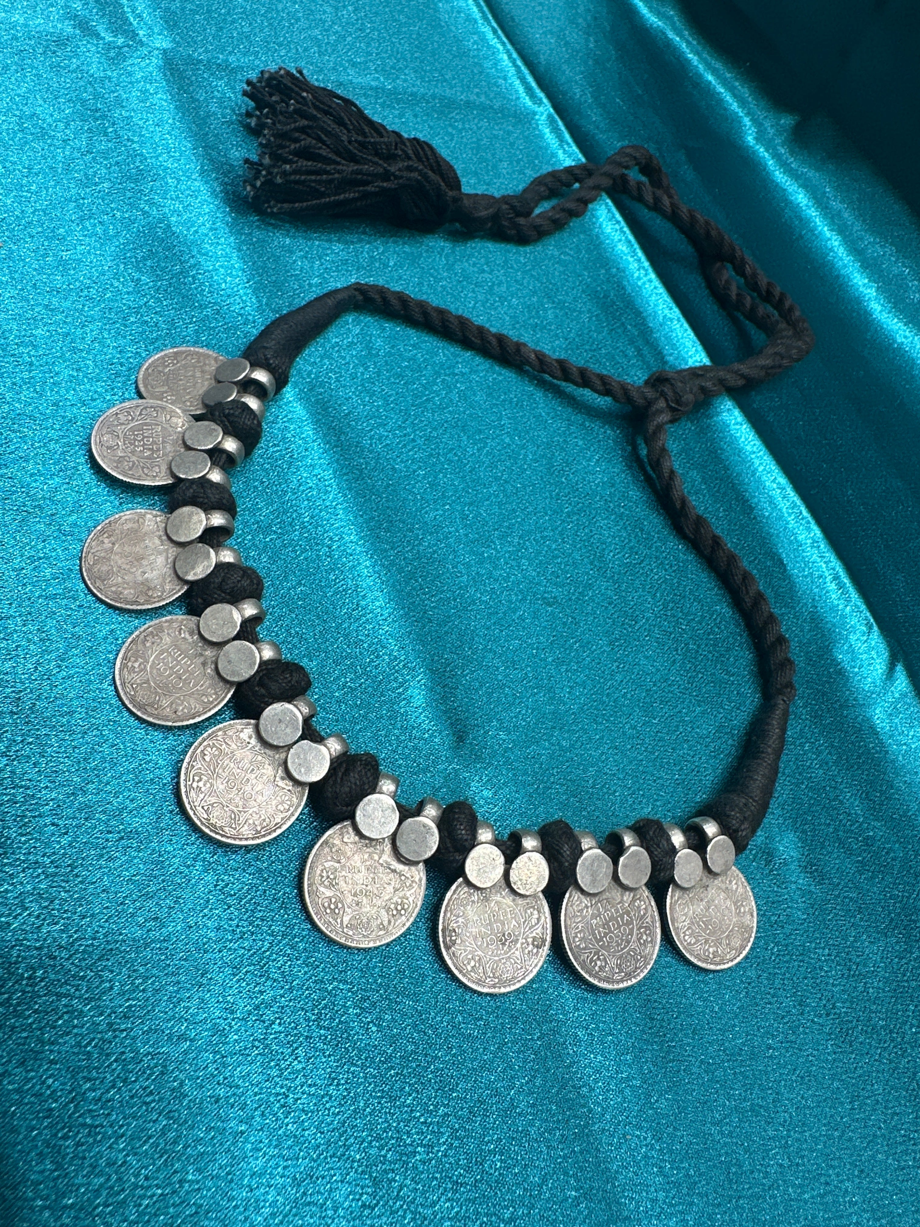 Antique Style Designer Silver necklace