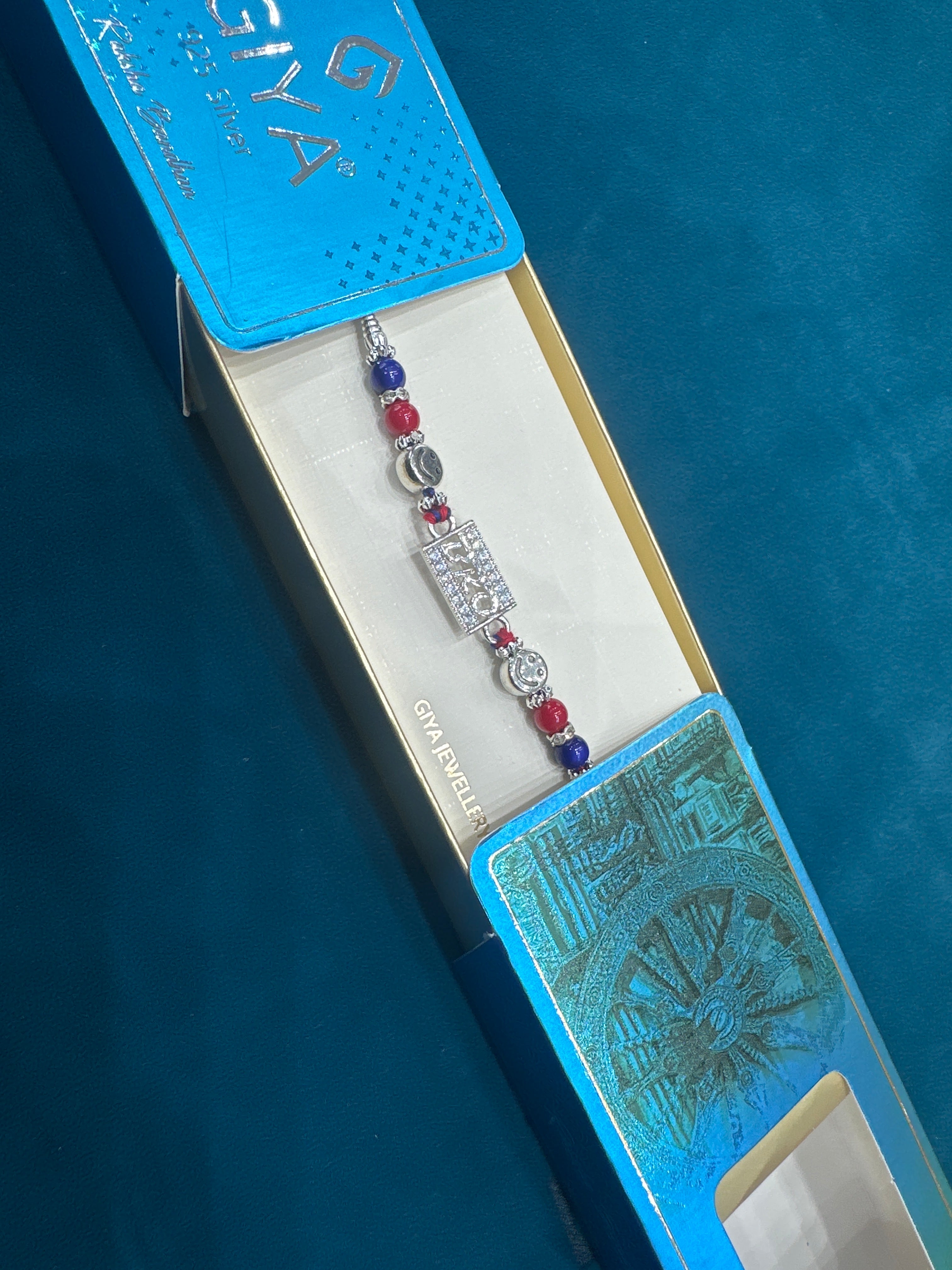 Silver Fancy Rakhi