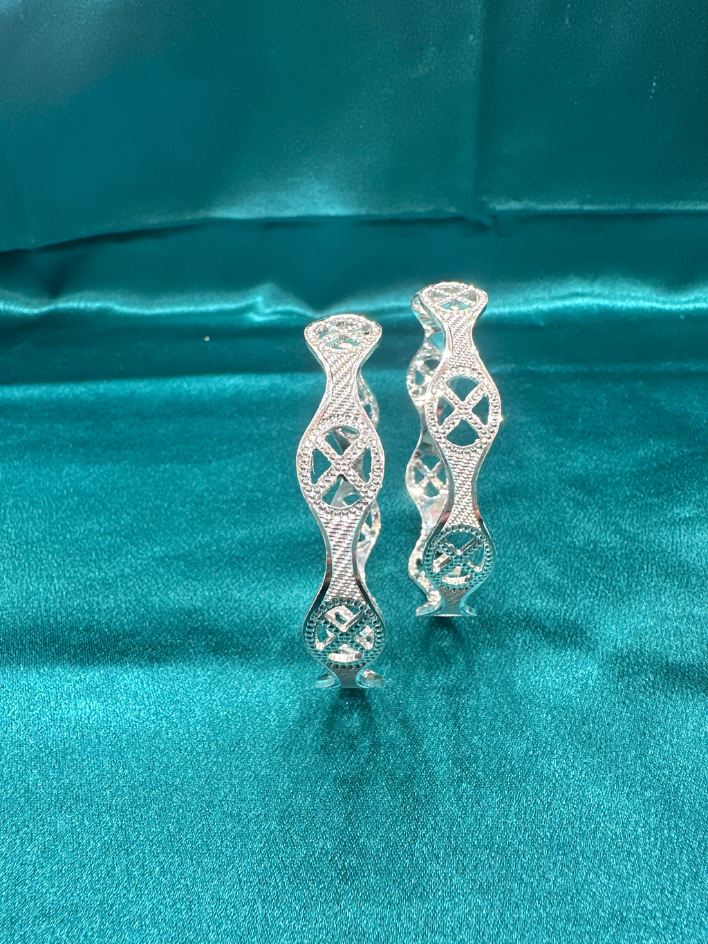 Designer Silver Bangles