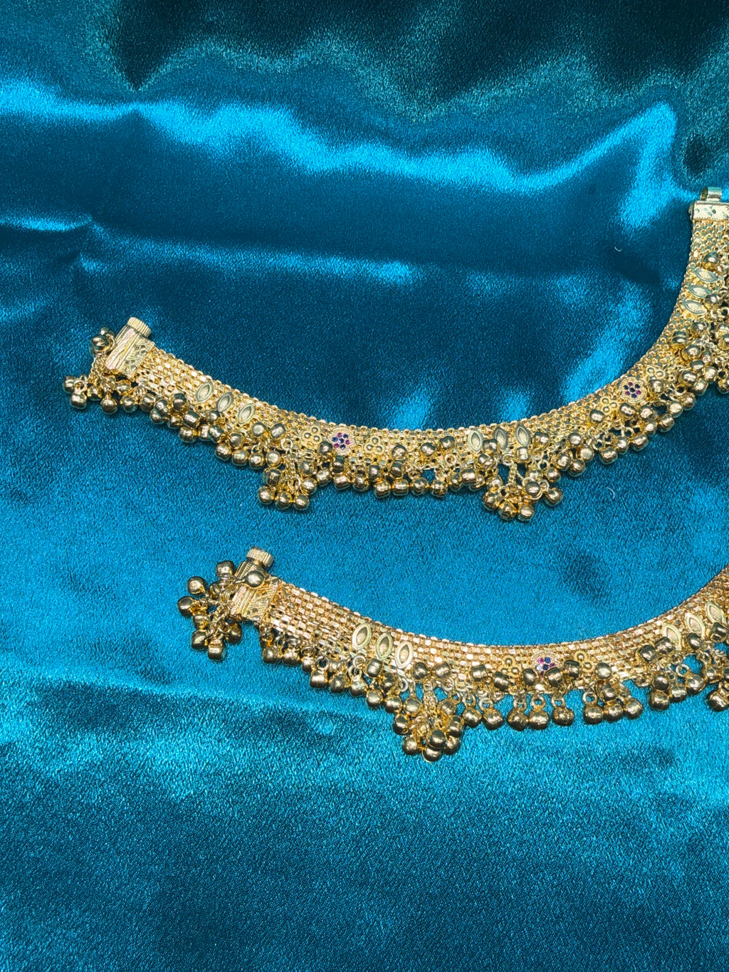 Women’s Fancy/Designer Gold Plated Silver Anklet