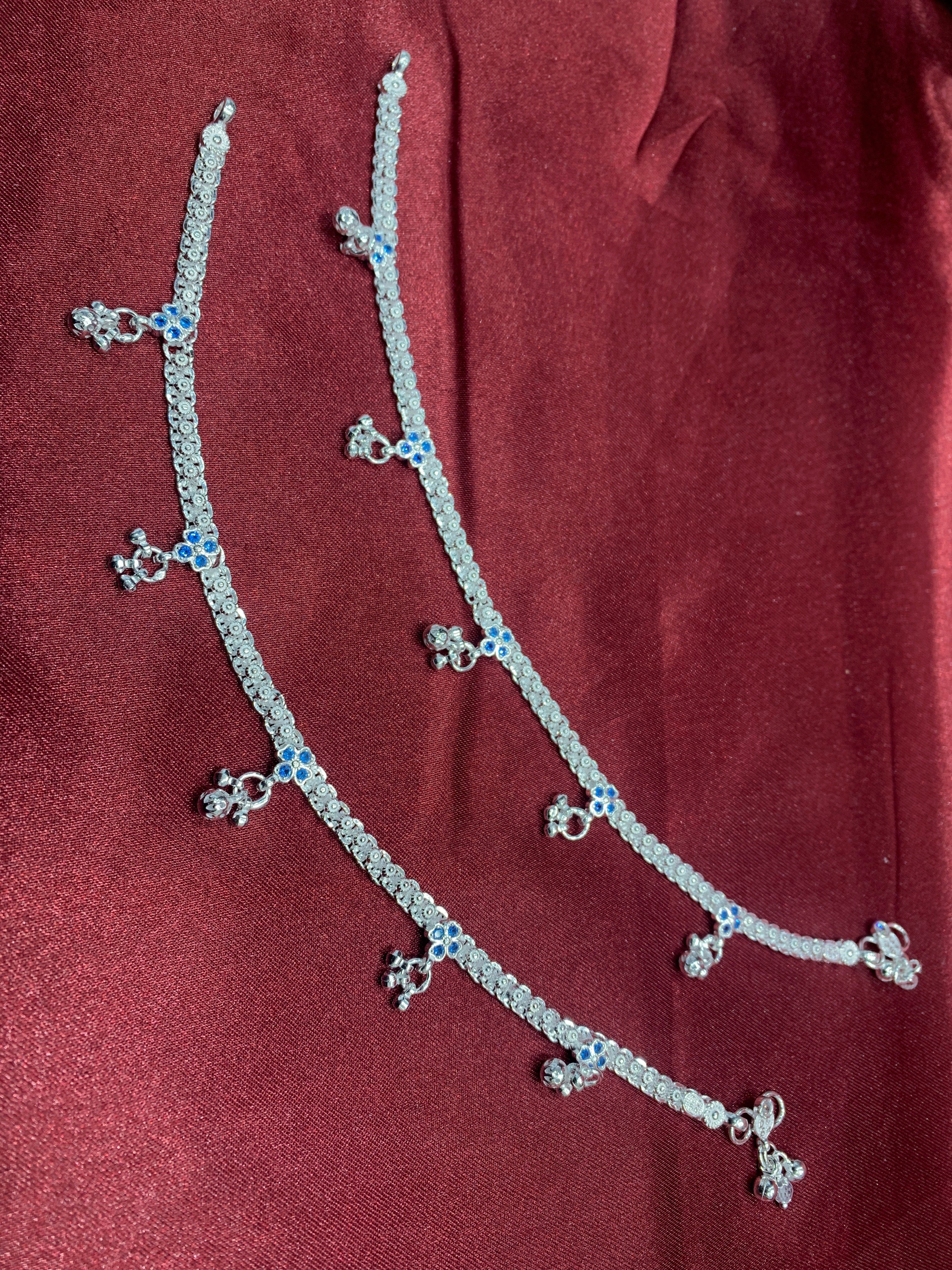 Women’s Fancy/Traditional Silver Anklet