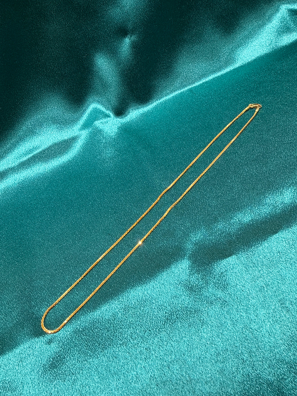 22K Gold Chain (Round Foxtail Design)