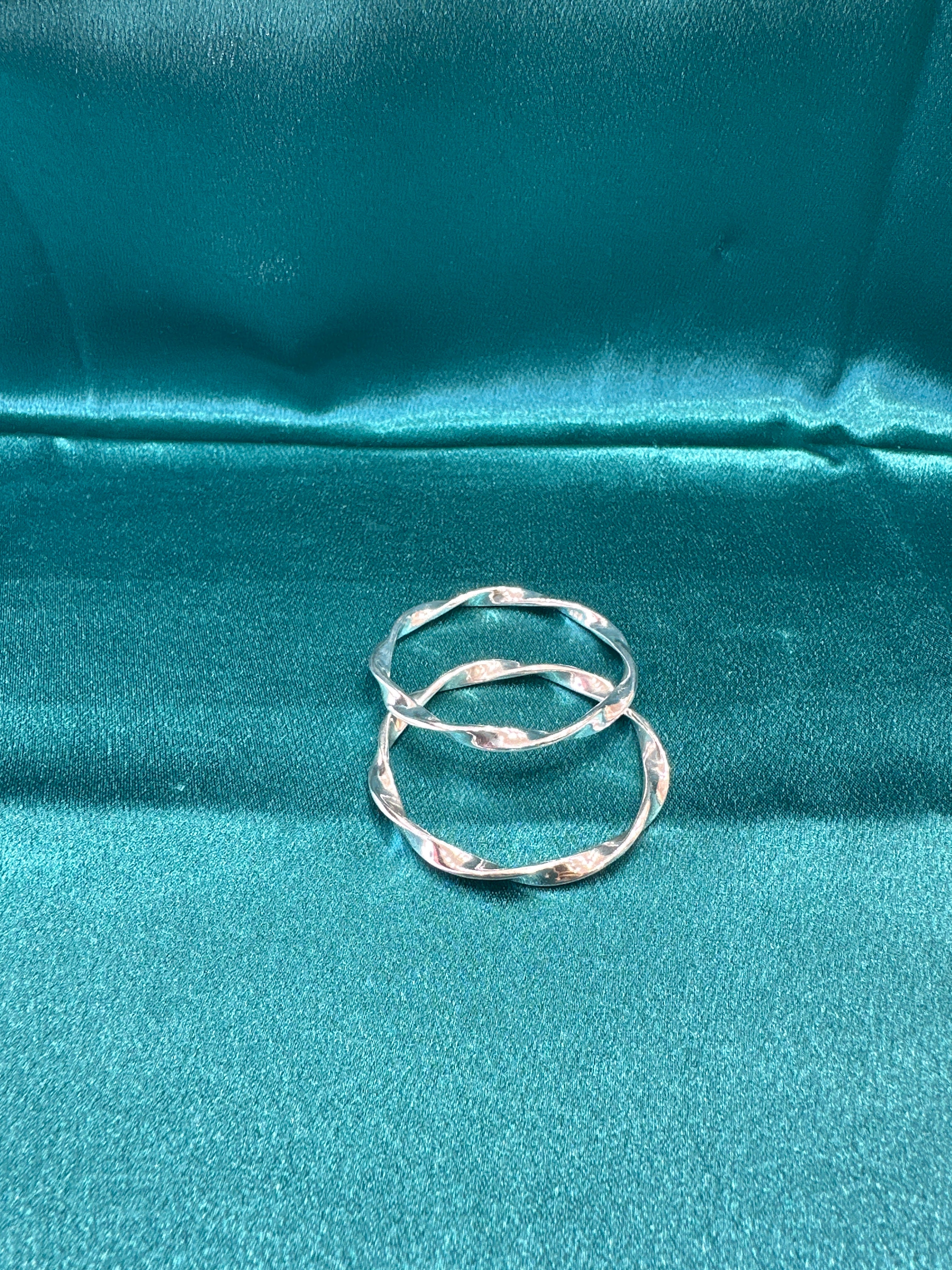 Fancy Silver baby bangles