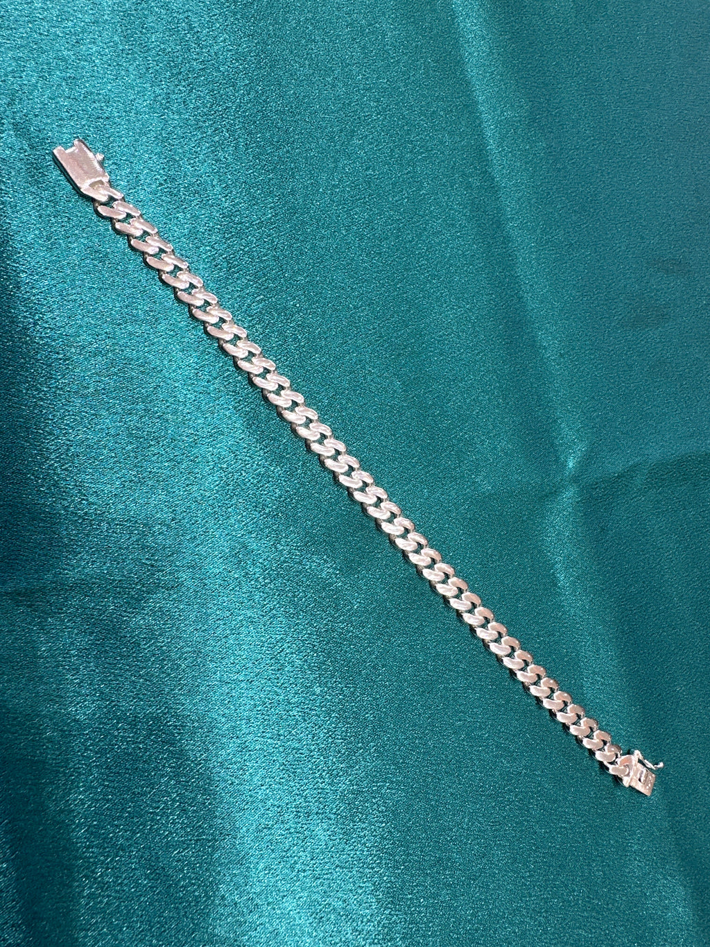 Men’s Cuban link 925 silver bracelet (7mm) (Copy)