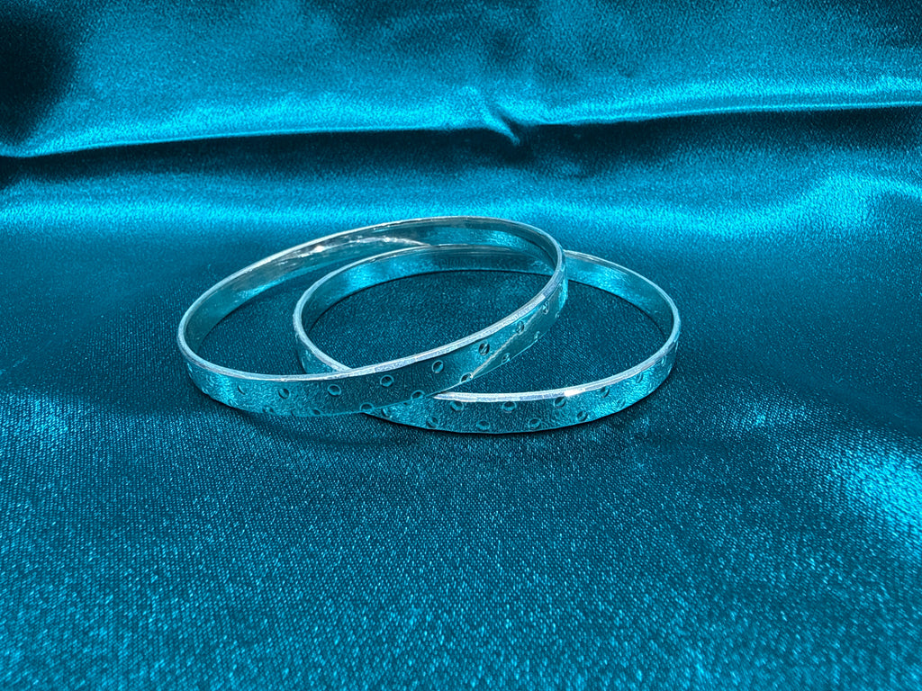 Designer Silver Bangles