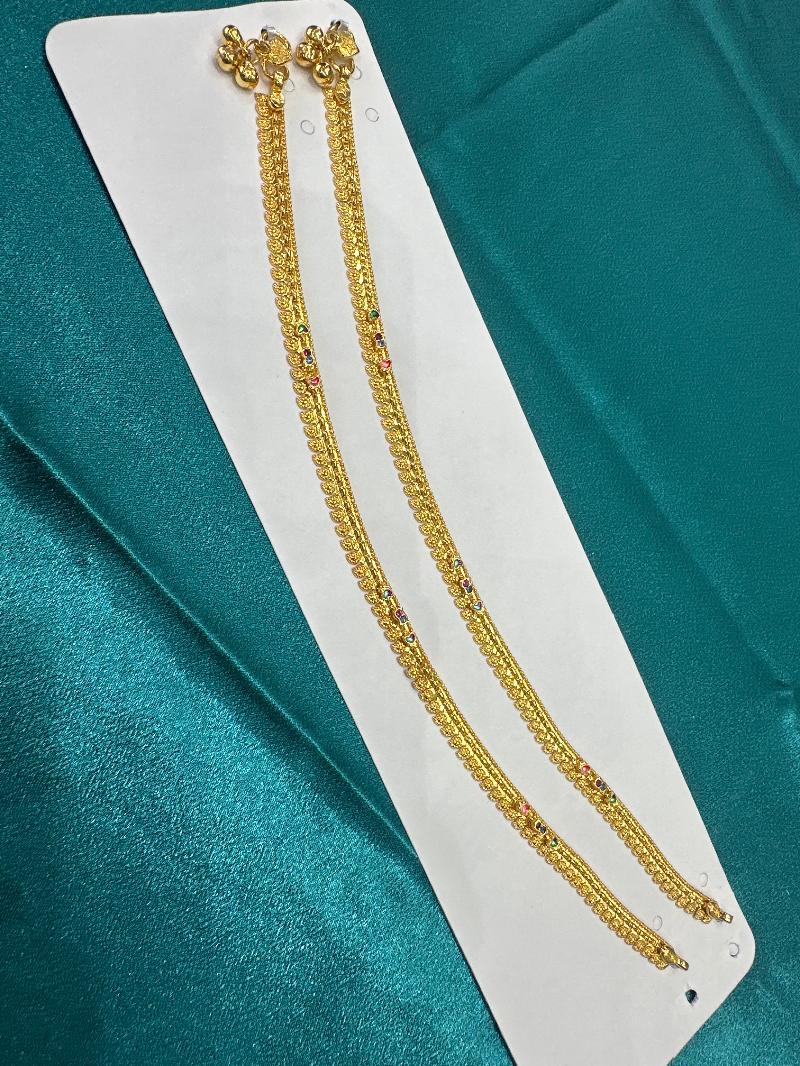 Women’s Fancy/Traditional Silver Gold plated Anklet