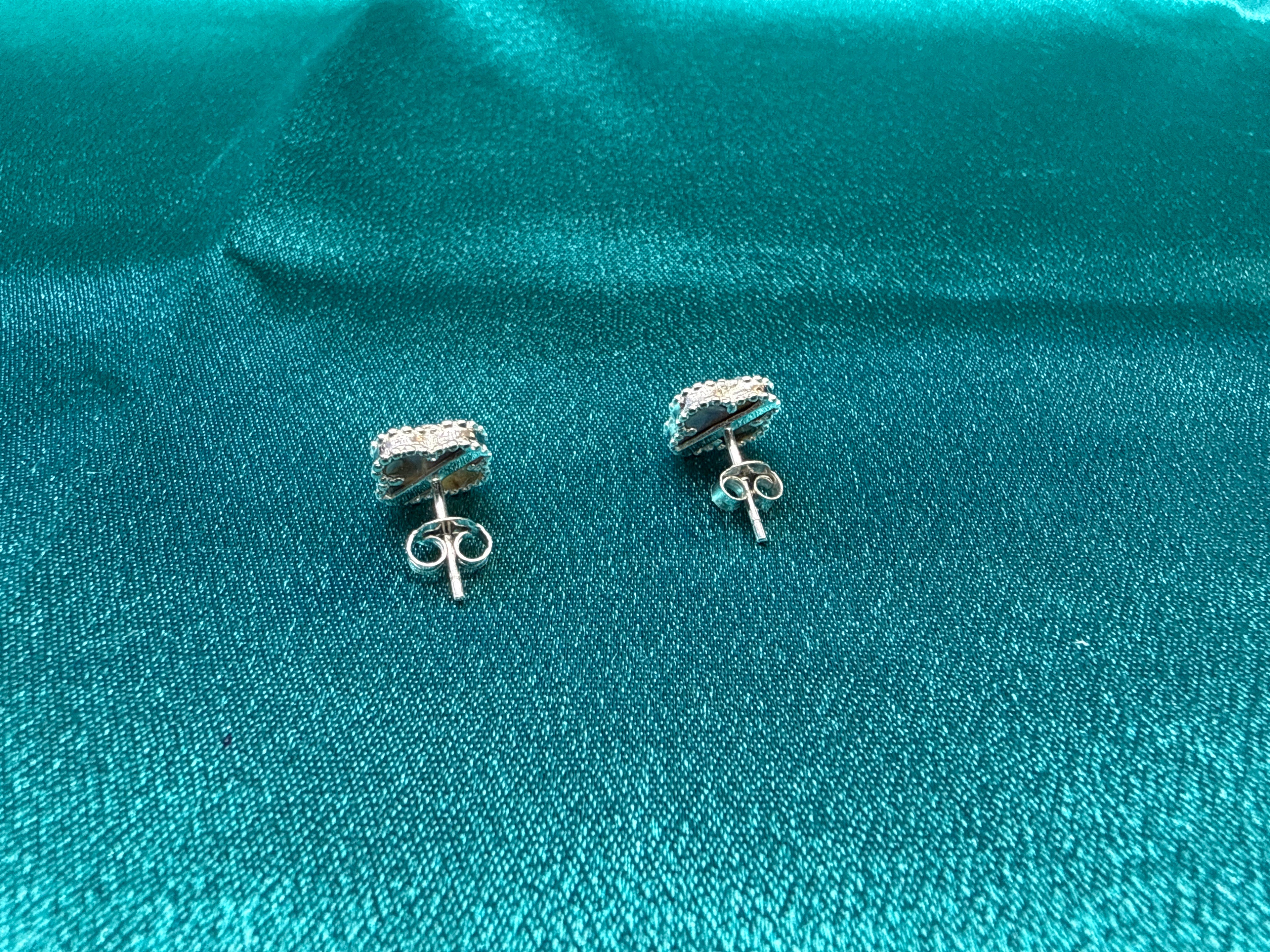 Women’s Fancy Clover Silver Earrings