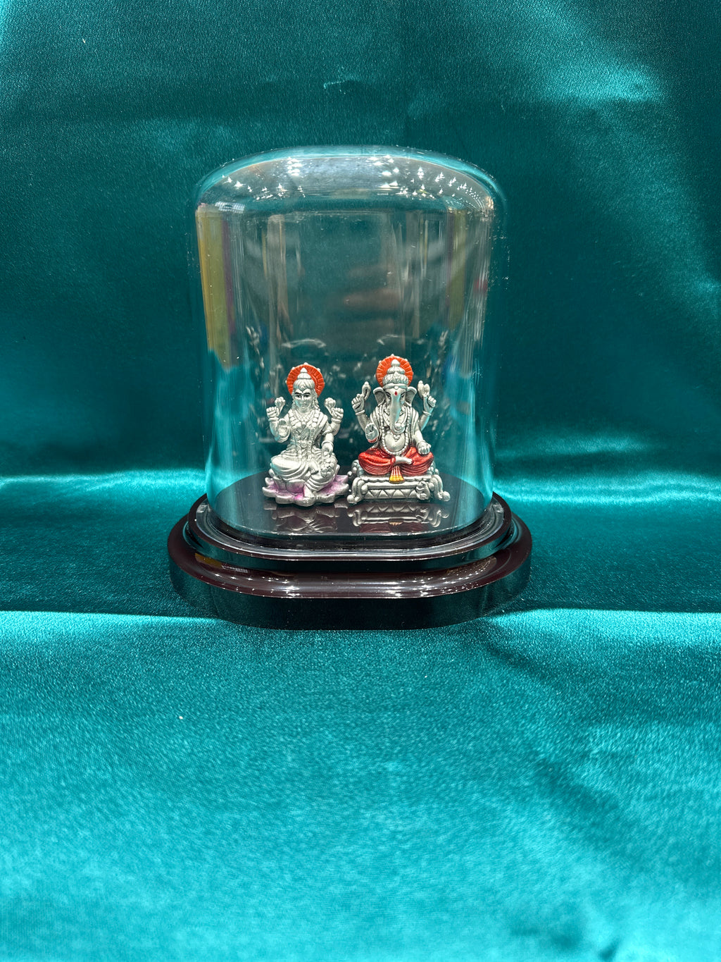 Pure Silver  Lakshmi Ganesh Ji Idol (Murti)