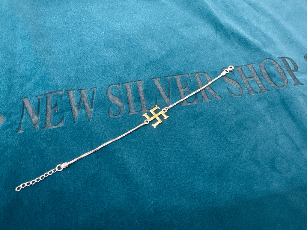 Silver Fancy Rakhi