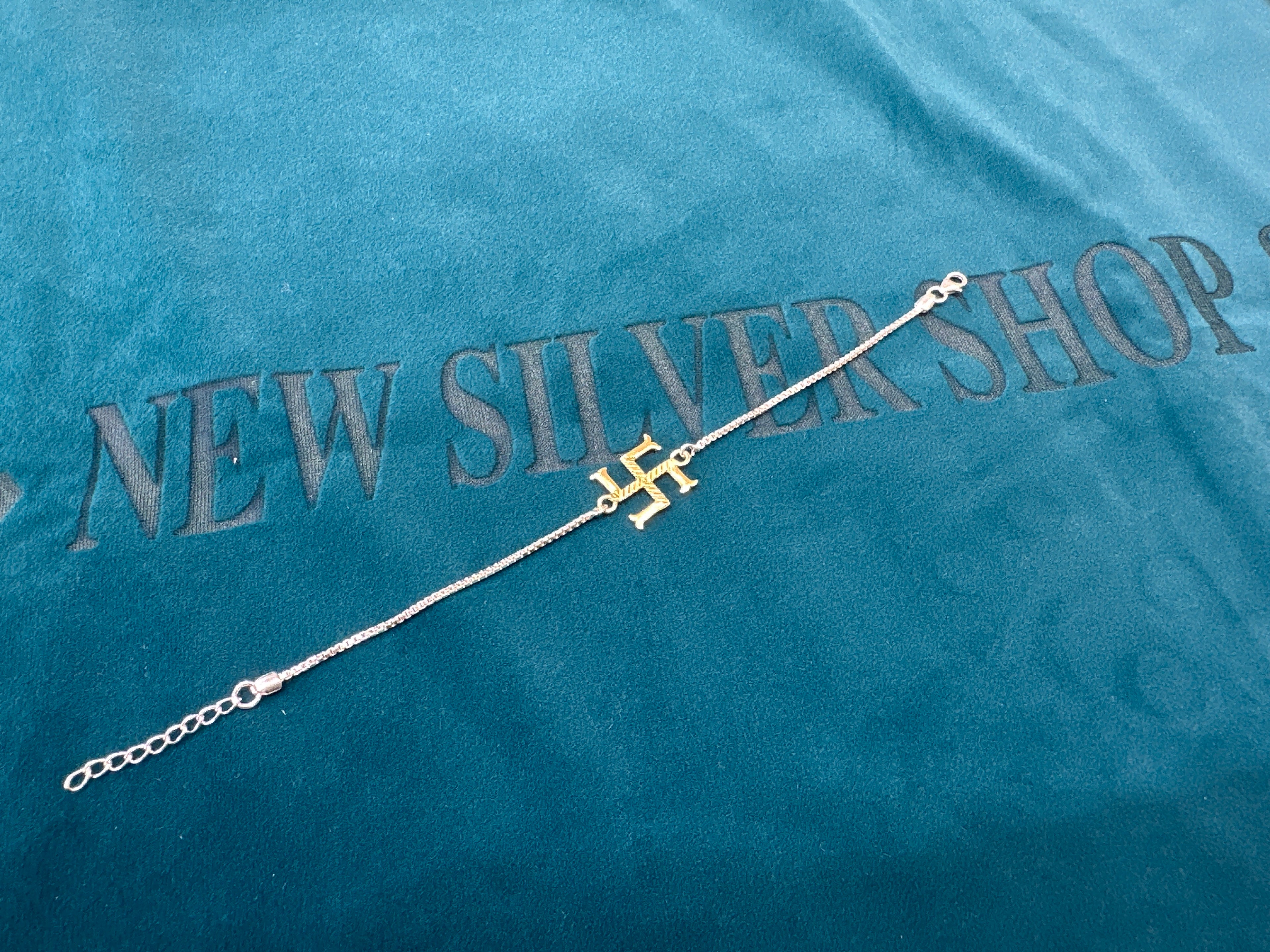 Silver Fancy Rakhi
