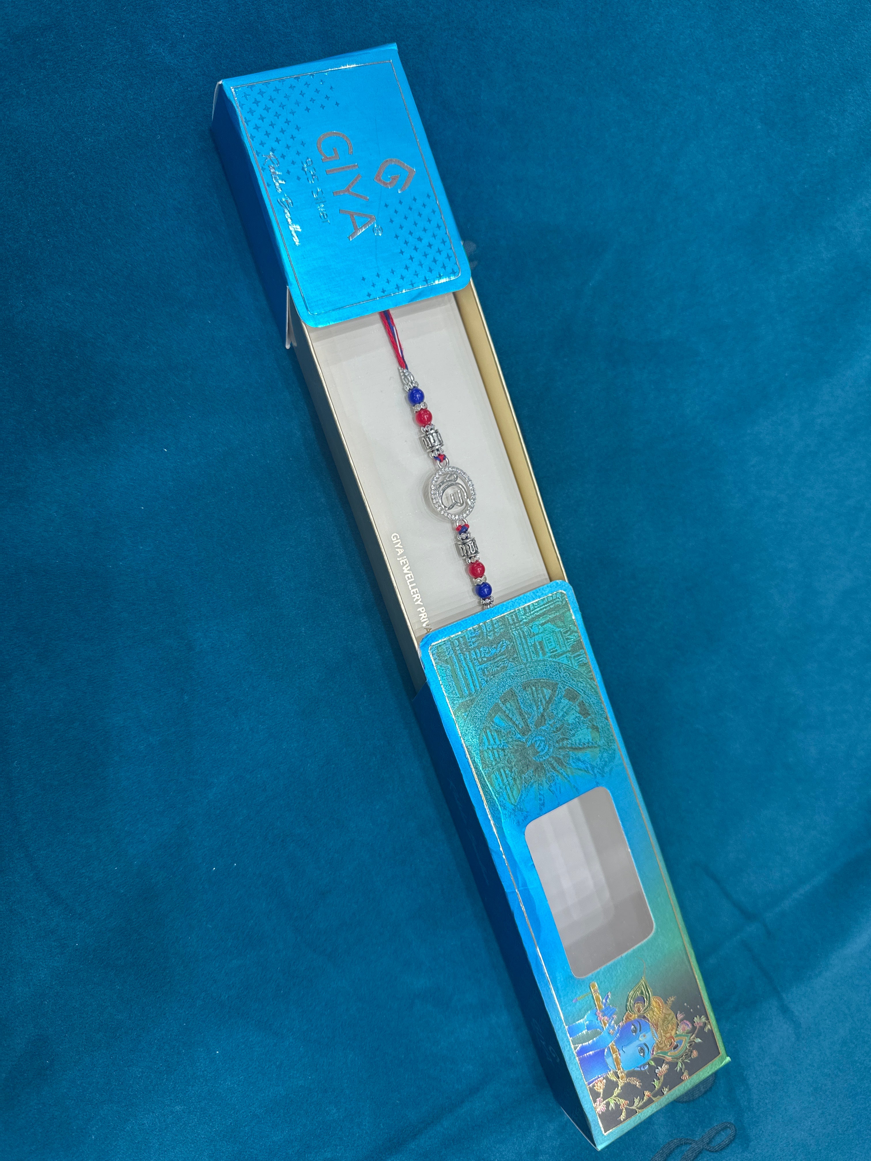Silver Fancy Rakhi