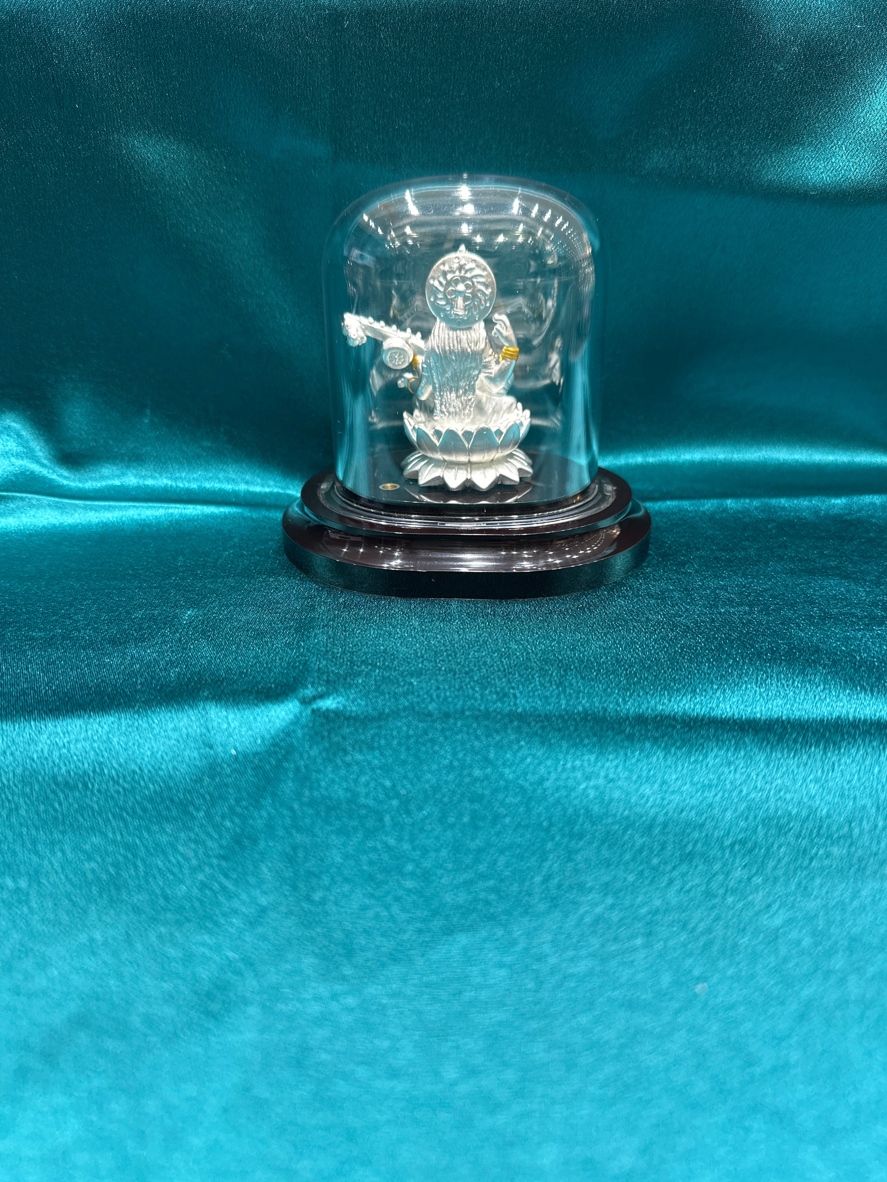 Pure Silver Saraswathy Ji Idol (Murti)