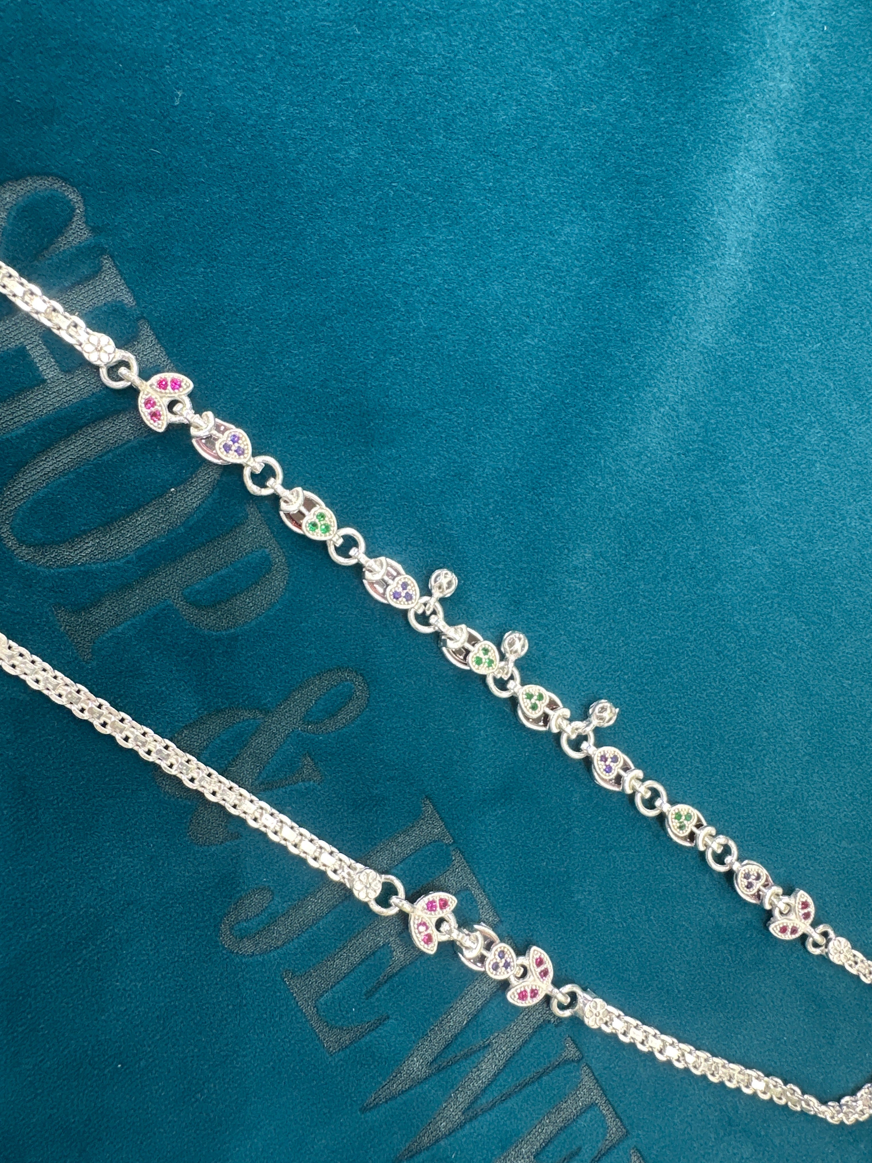 Waist belt in silver