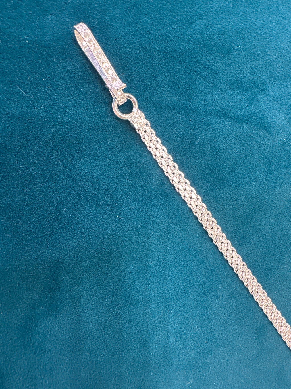 Waist belt in silver