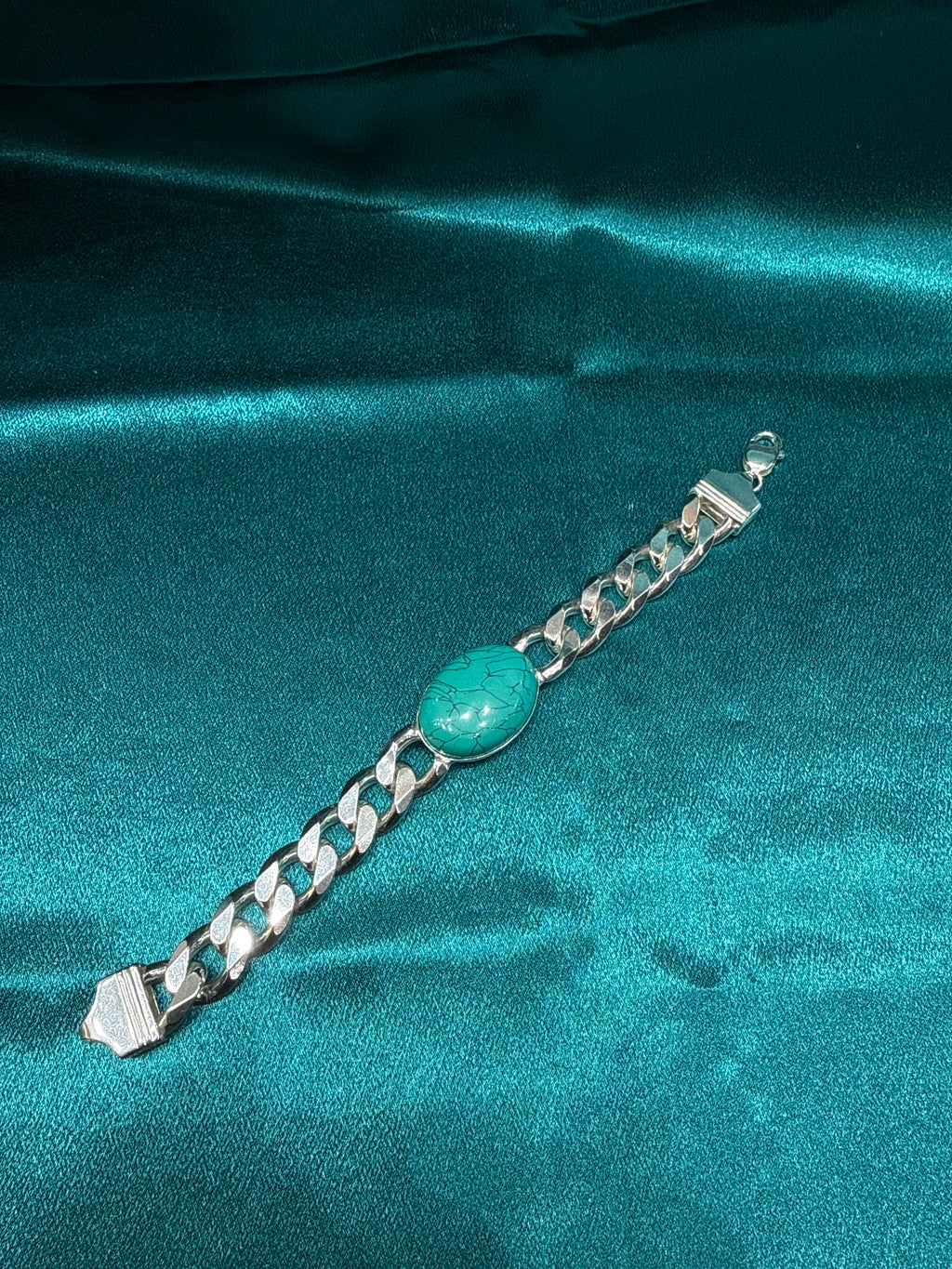 Men’s Feroza Silver 925 Bracelet (15mm)