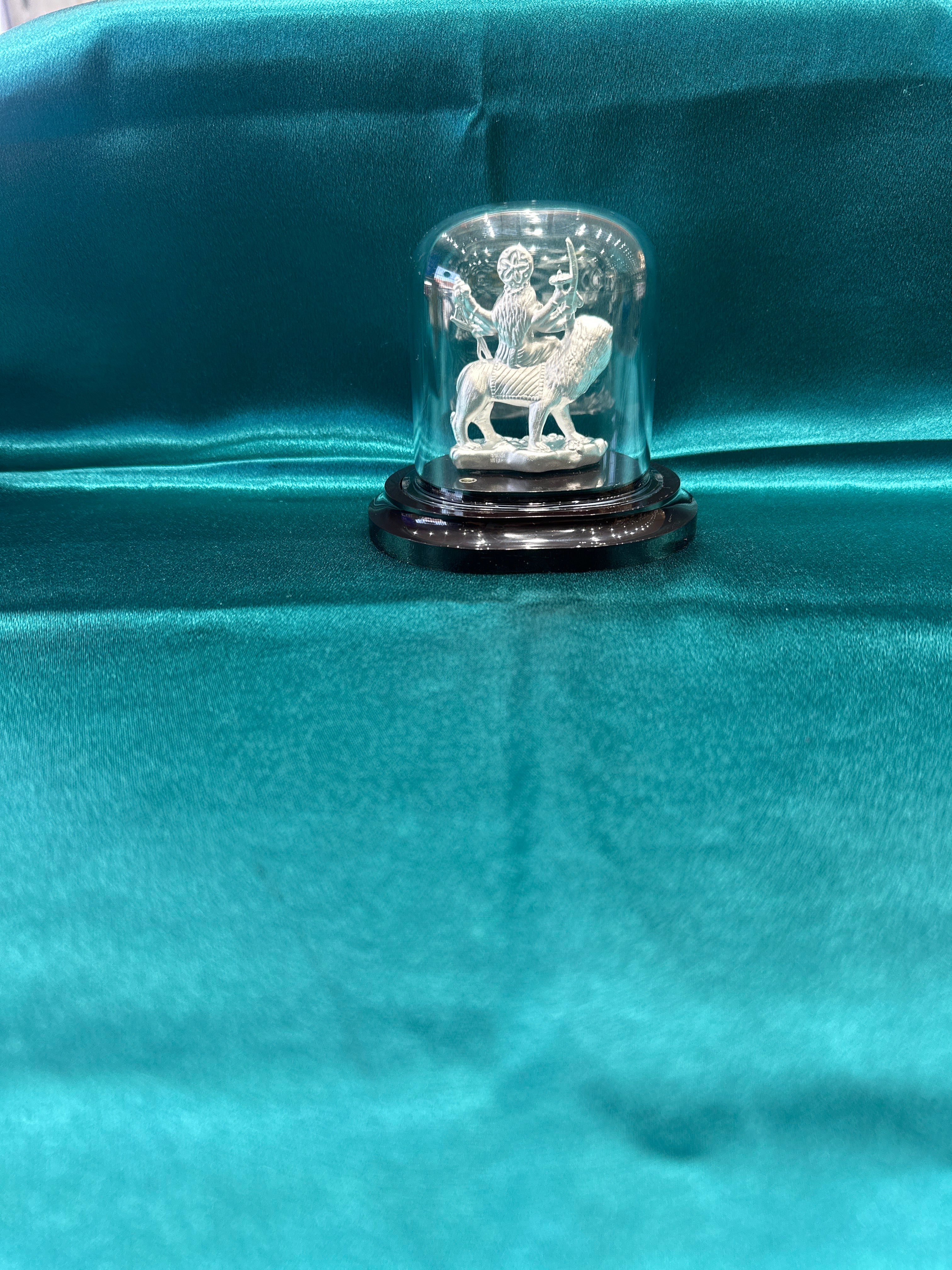 Pure Silver Ambe Mata Idol (Murti)