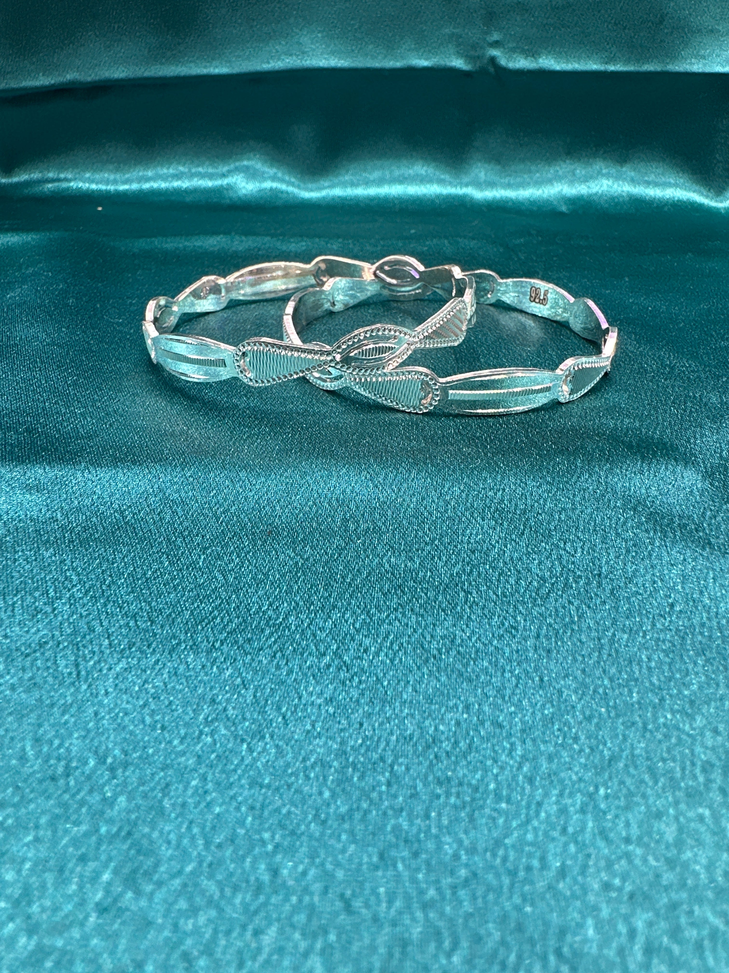 Designer Silver Bangles