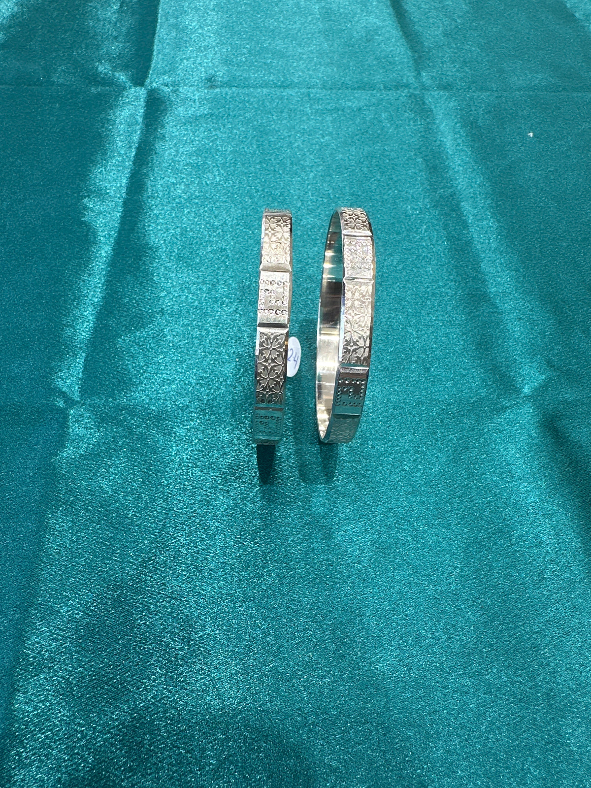 Designer Silver Bangles