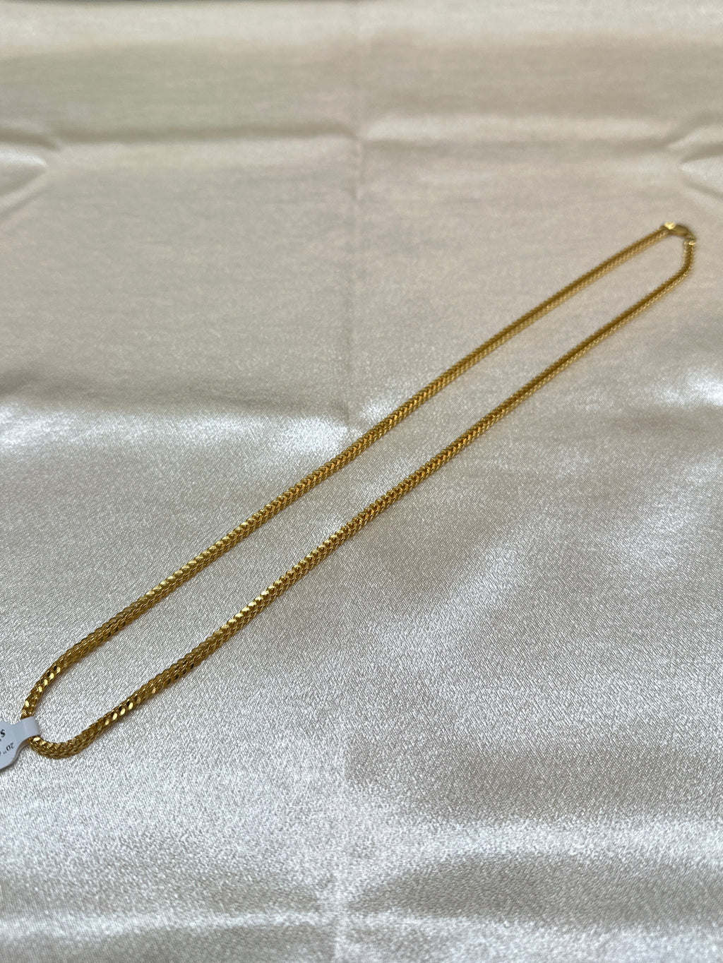22K Gold Chain (Box Foxtail Design)