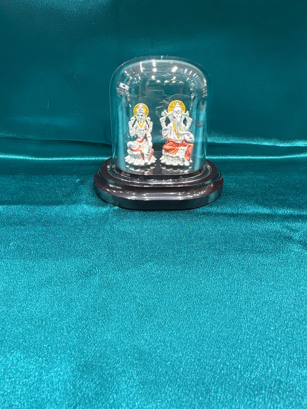 Pure Silver  Ganesh Lakshmi Ji Idol (Murti)