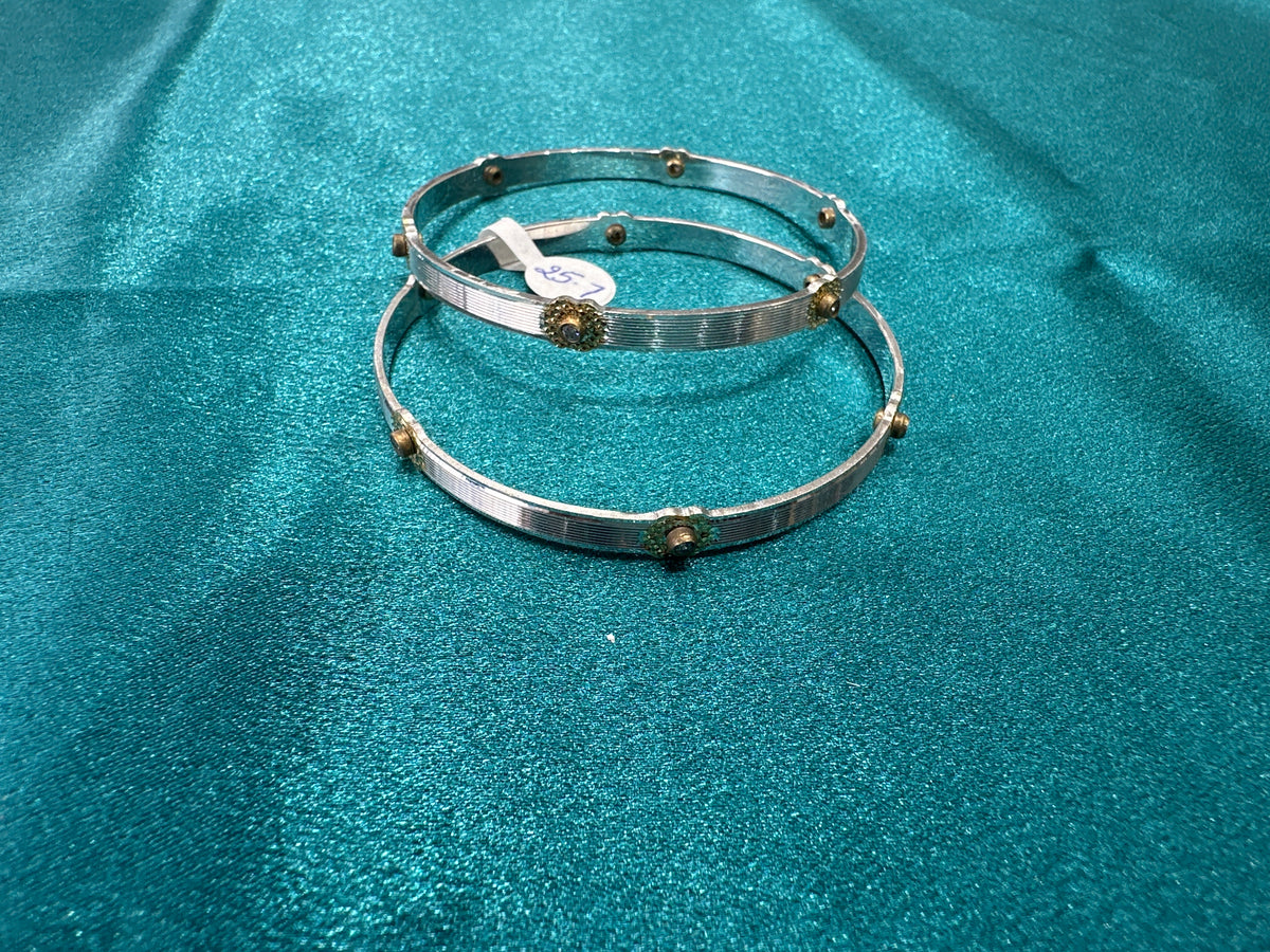 Designer Silver Bangles