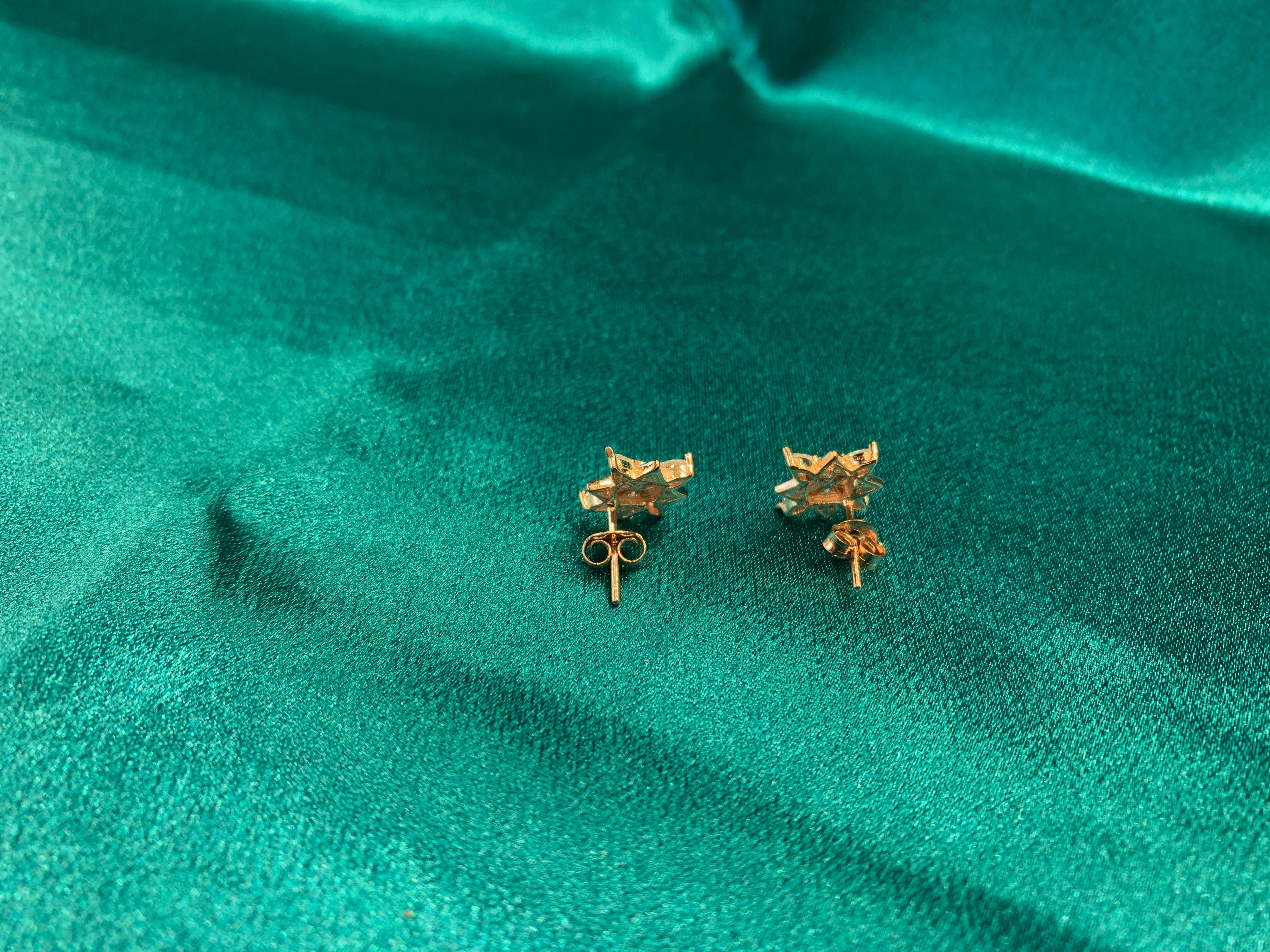 Women’s Fancy rose gold plated Silver Earrings