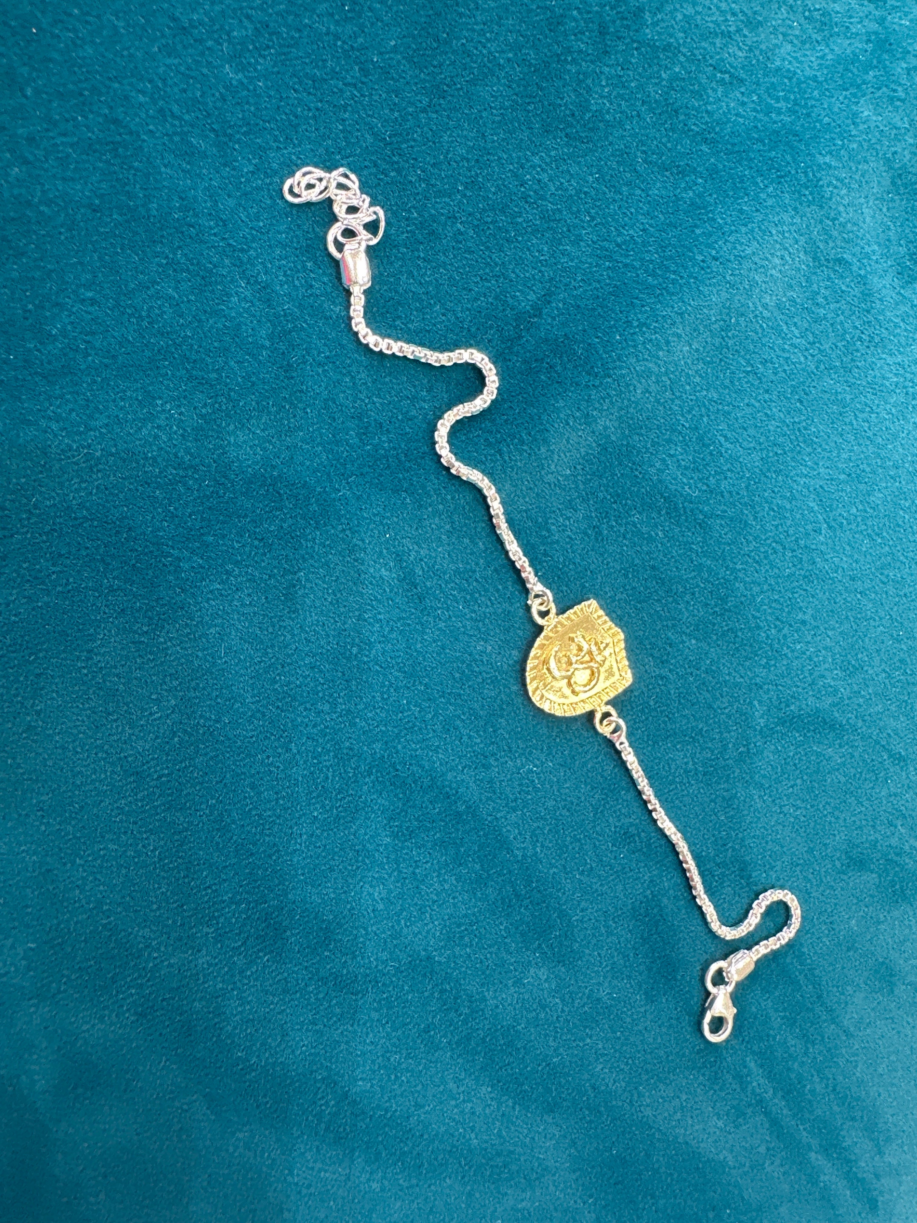 Silver Fancy Rakhi