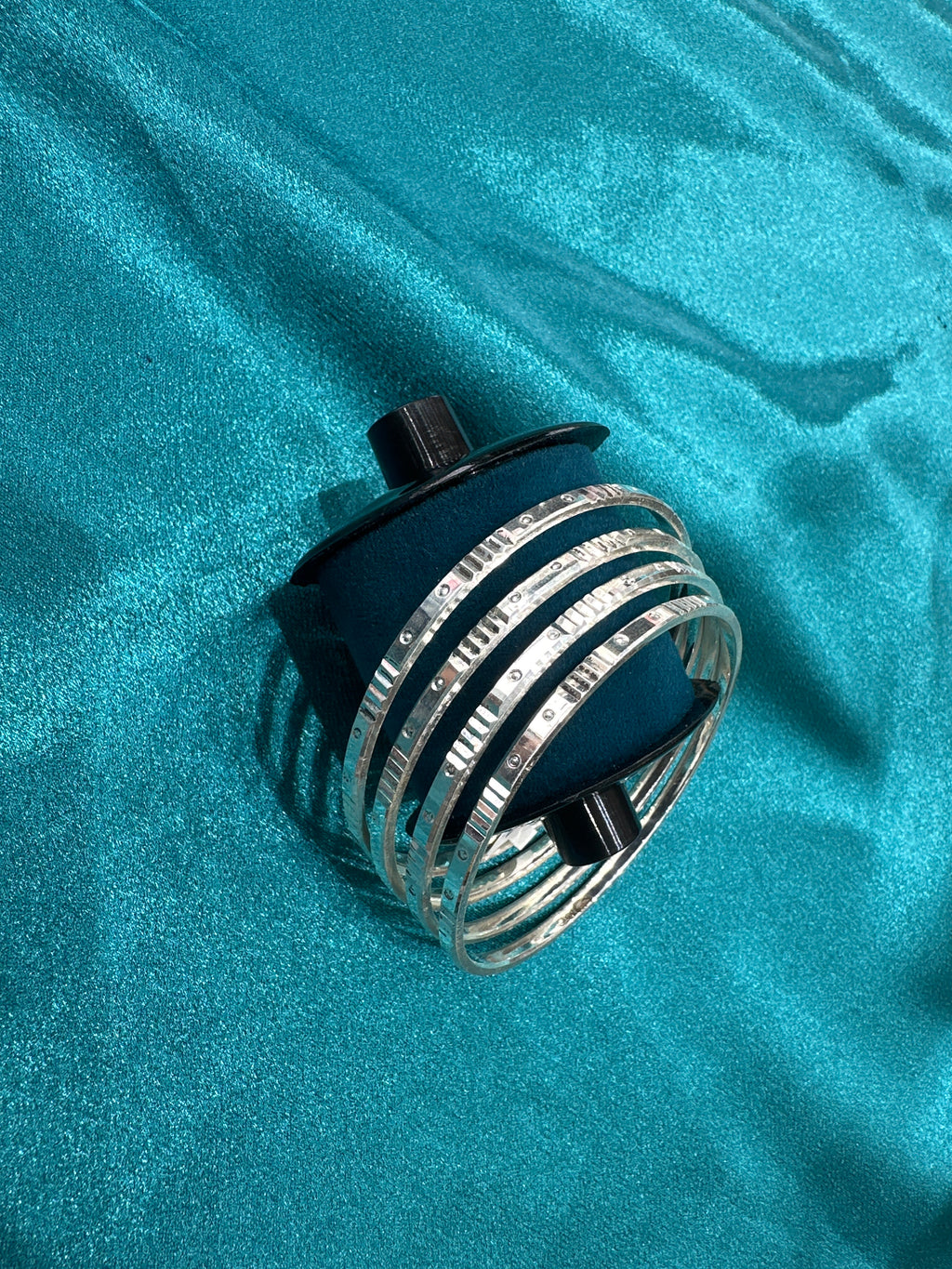 Designer Silver Bangles