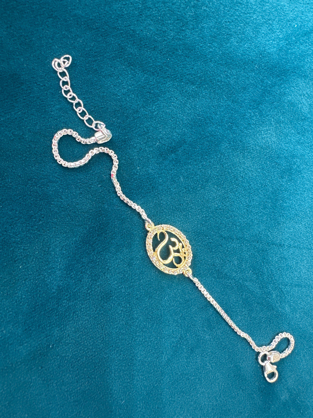 Silver Fancy Rakhi