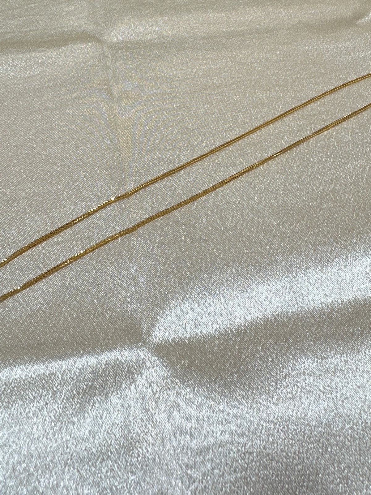 22K Gold Chain (Box Foxtail Design)