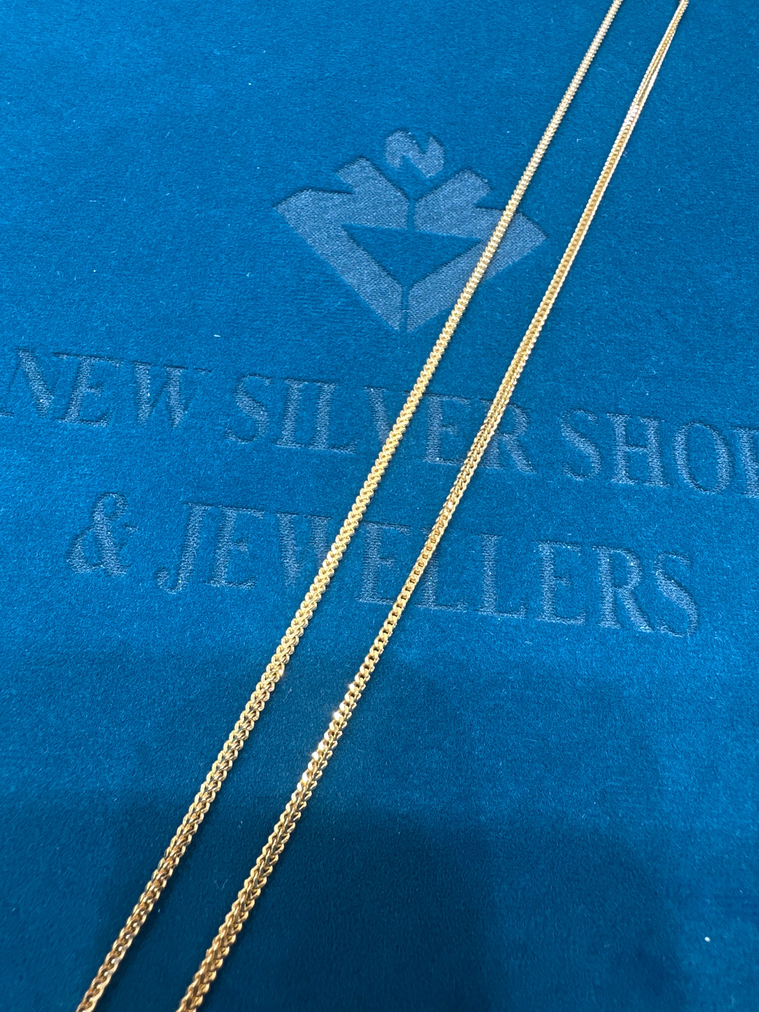 22K Gold Chain (Box Foxtail Design)