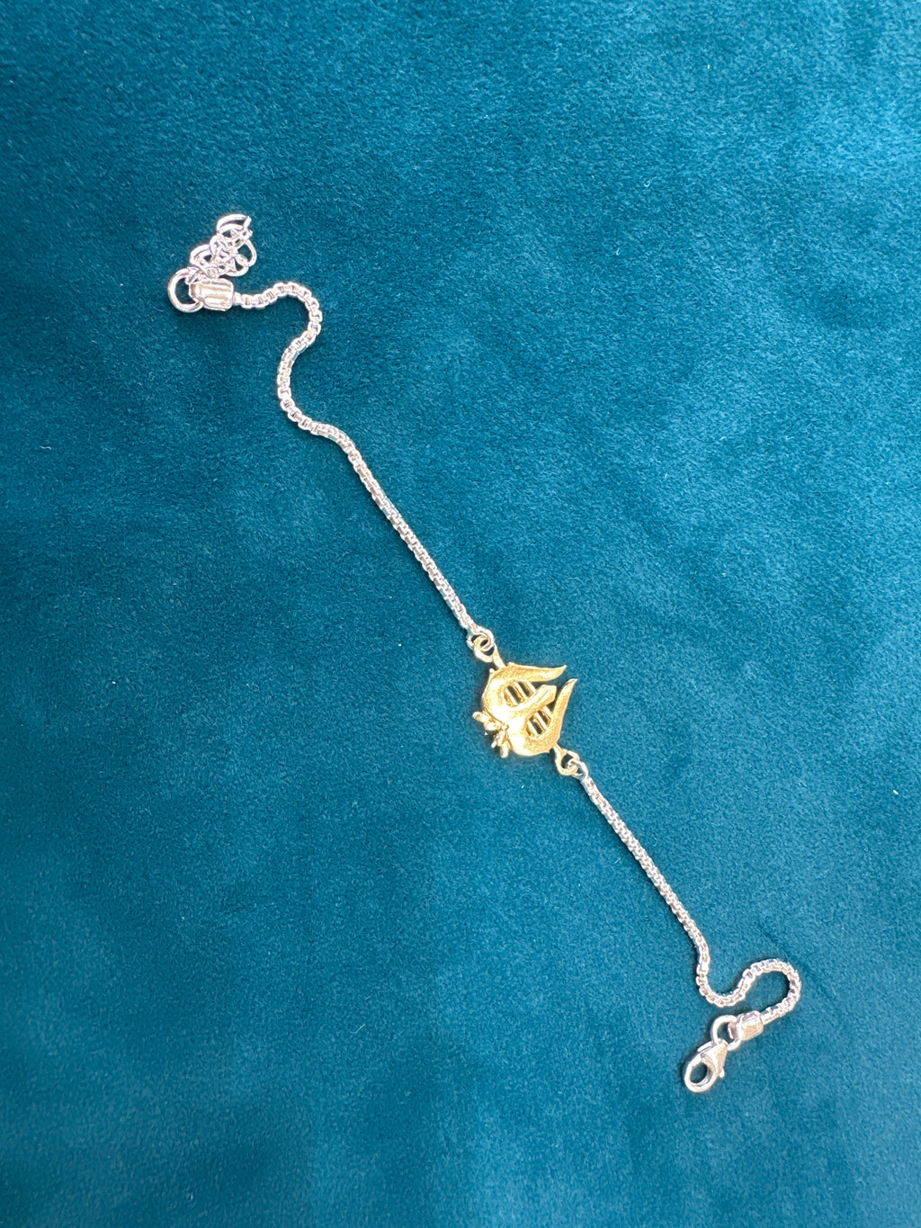 Silver Fancy Rakhi