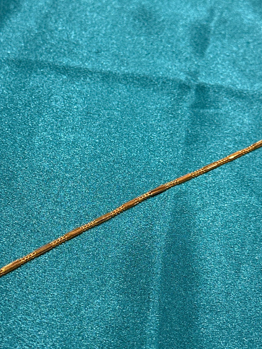 22K Gold Bracelet With Design In between