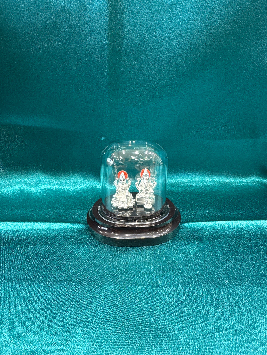Pure Silver Lakshmi Ganesh ji Idol (Murti)