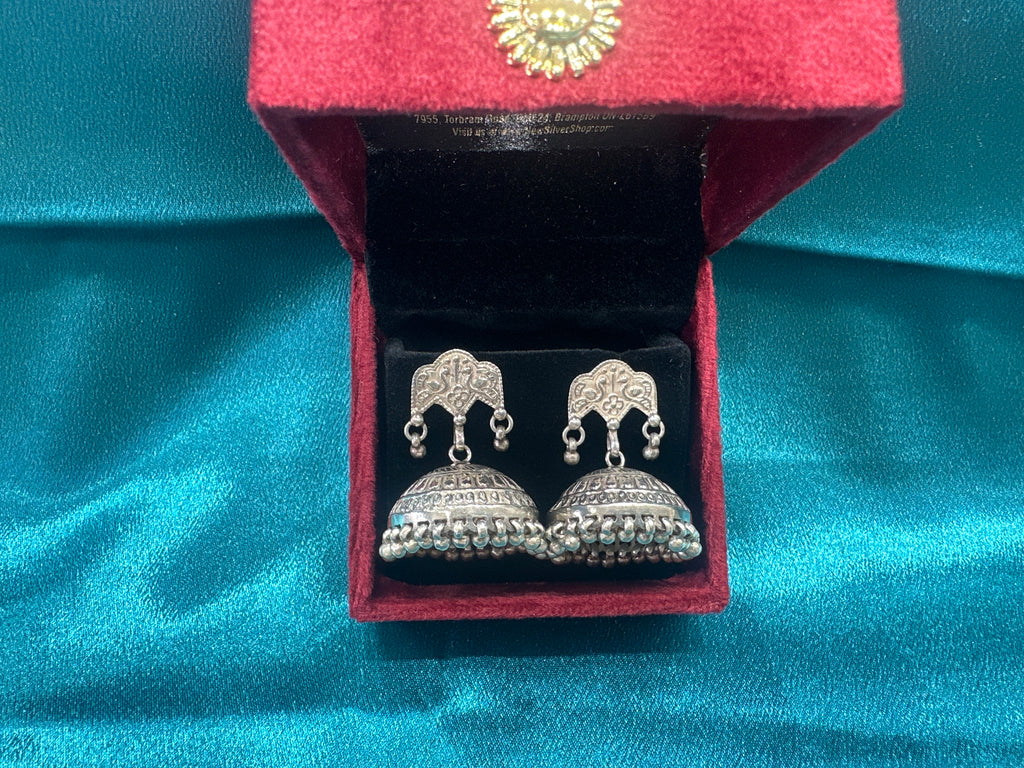 Antique Style Designer Silver Earrings