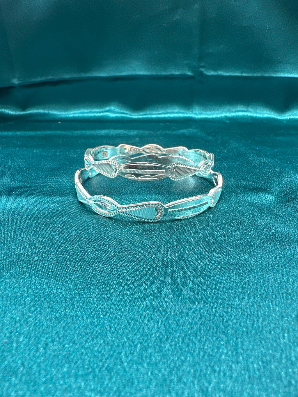 Designer Silver Bangles